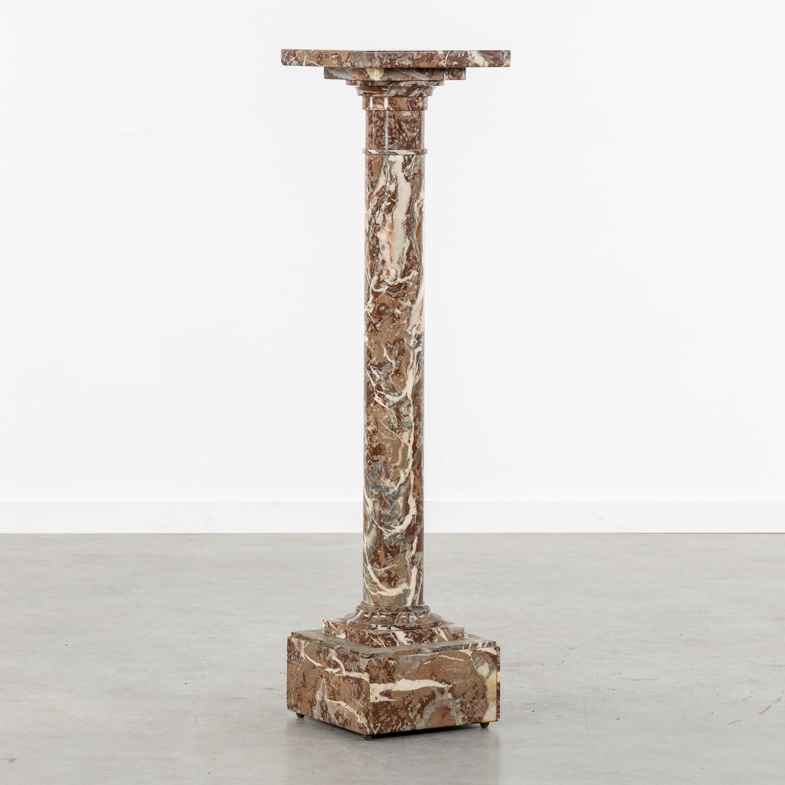 A Marble Console or Pedestal with a Turntable, 19th/20th C. (1 of 5)