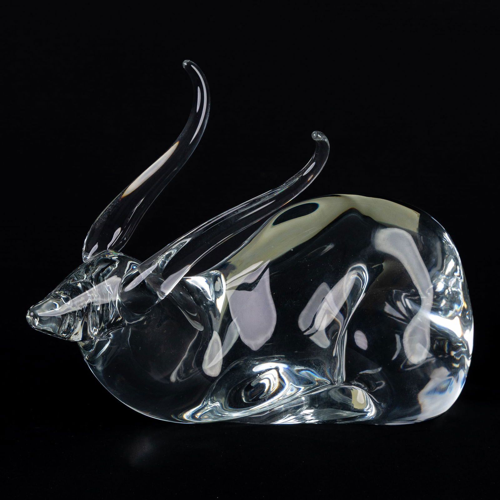 Alfredo Barbini (1912-2007) 'Antelope', for Pauly & Cie, a glass artwork, Murano, Italy. (1 of 7)