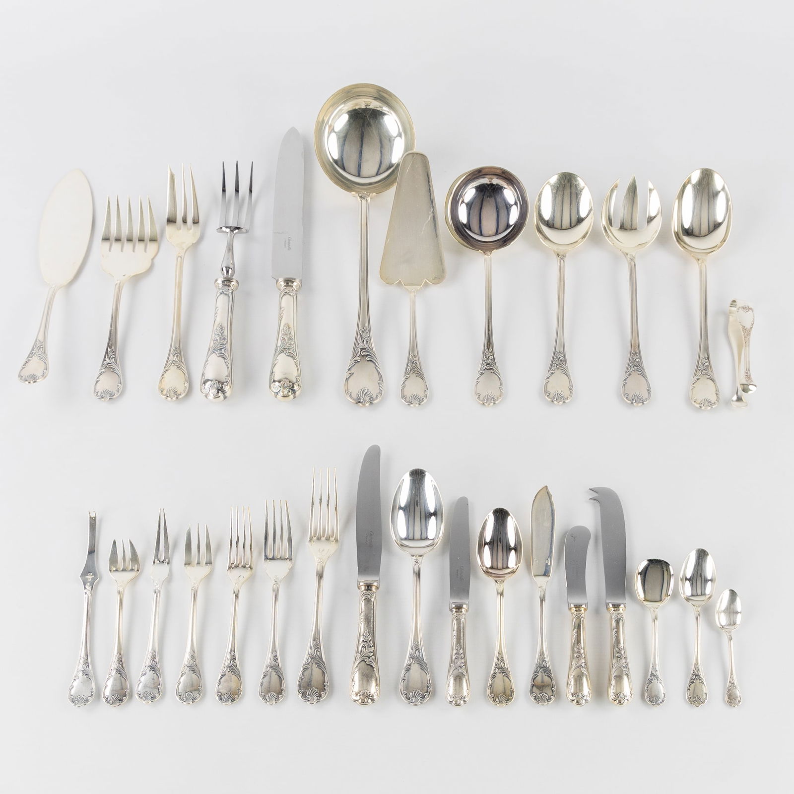 Christofle, Marly, A 194-piece Silver-Plated Cutlery Set. (1 of 10)