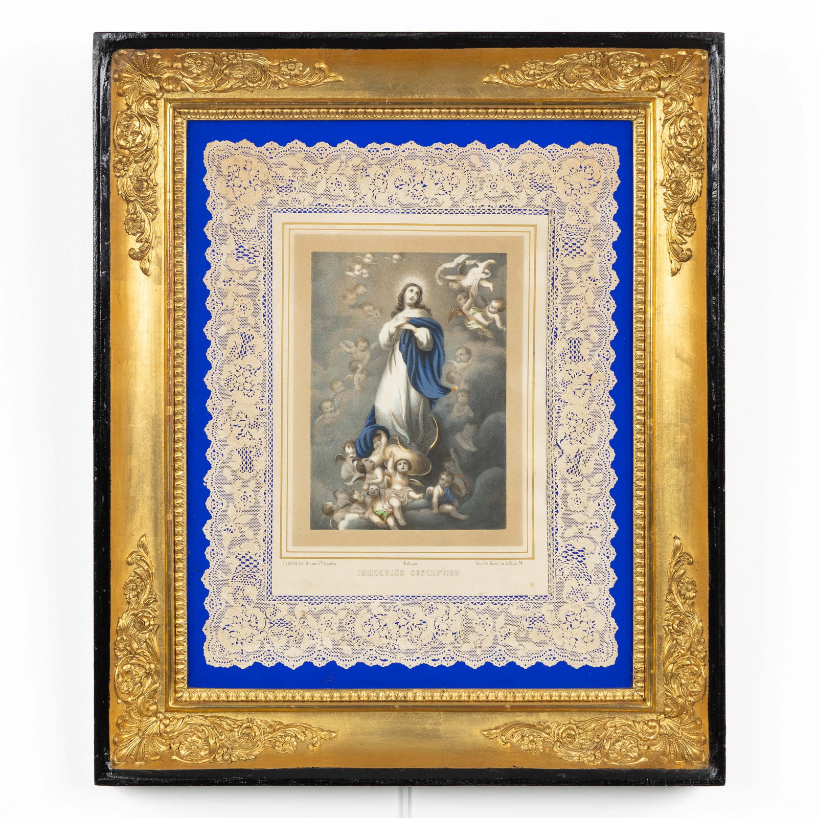 A large “Canivet??, or “Santje??, depicting the Virgin Mary of the Immaculate Conception. 19th (1 of 4)