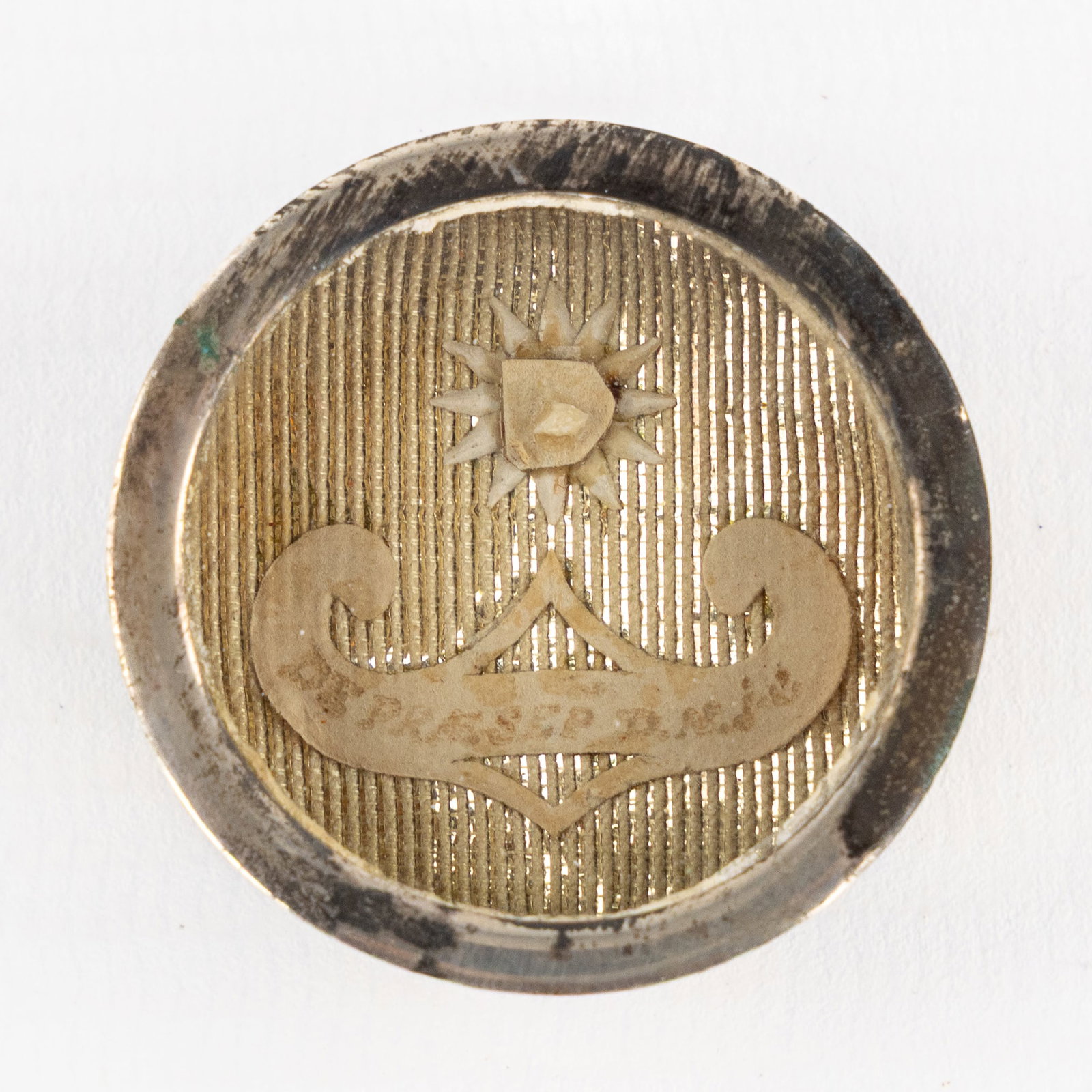 A Sealed theca with relic from the Manger of Jesus Christ (De Praesepe D.N.J.C.). (1 of 2)