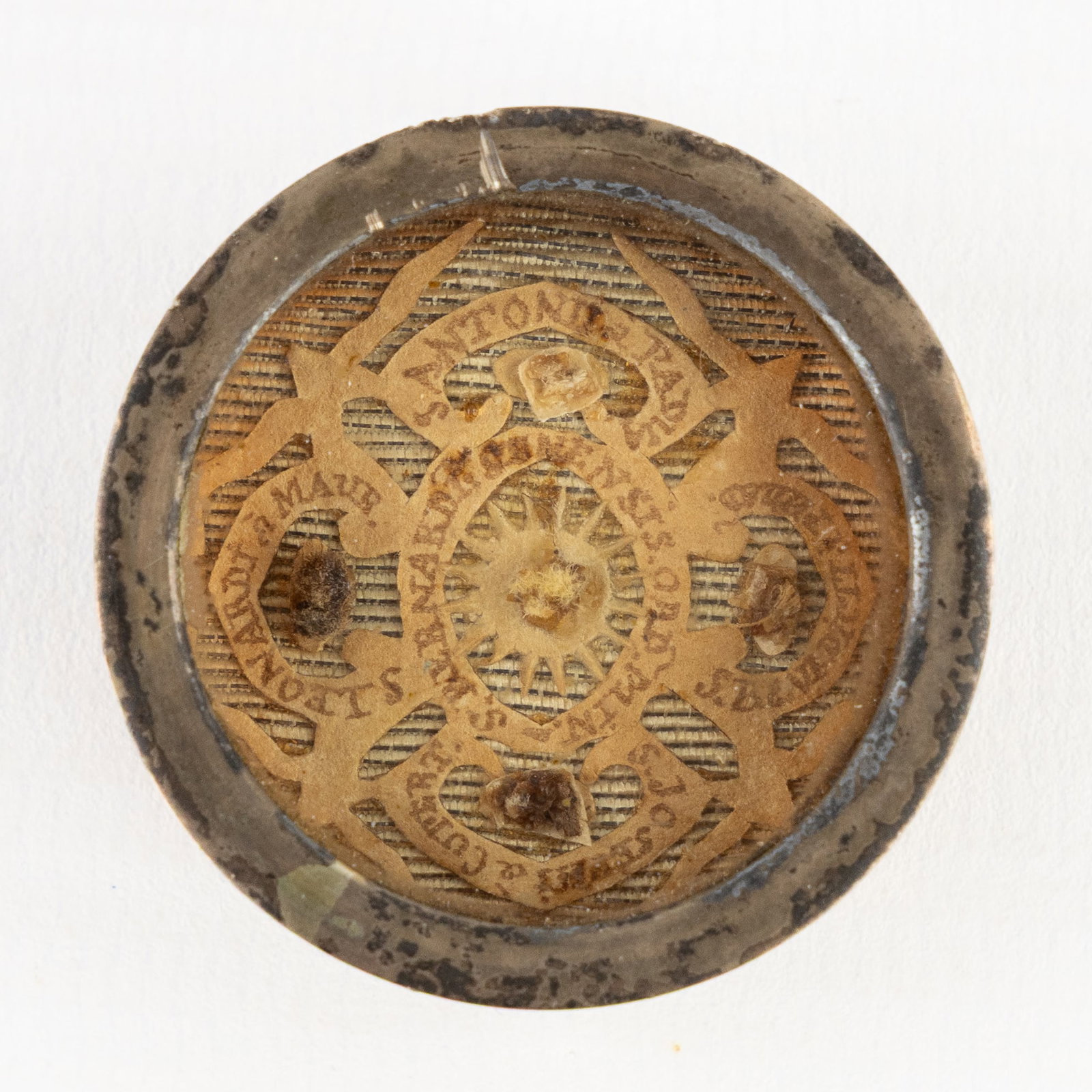 A Sealed multi-theca with relics for Saint Joseph of Cupertino, Saint Leonard of Port Maurice, (1 of 2)