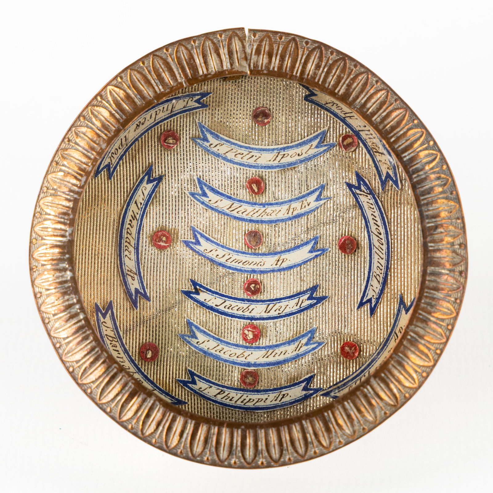 A Large theca with relics for the 12 apostles and evangelists. (1 of 4)