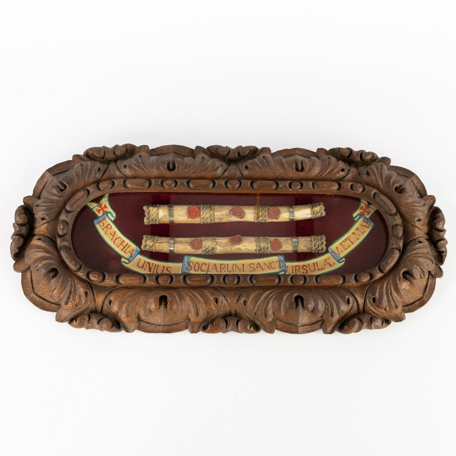 A Large sealed reliquary with relics for the 11,000 Virgins of Saint Ursula. (1 of 5)