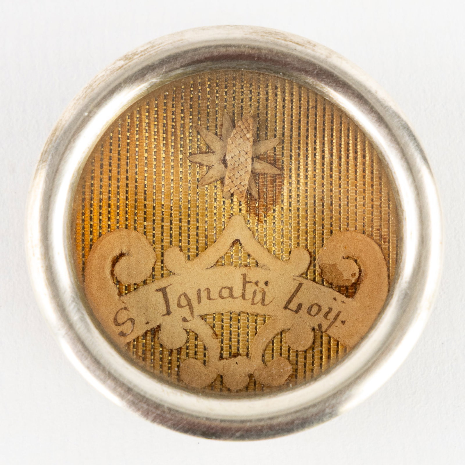 A Sealed theca with Relic of Saint Ignatius of Loyola, including the document. (1 of 3)