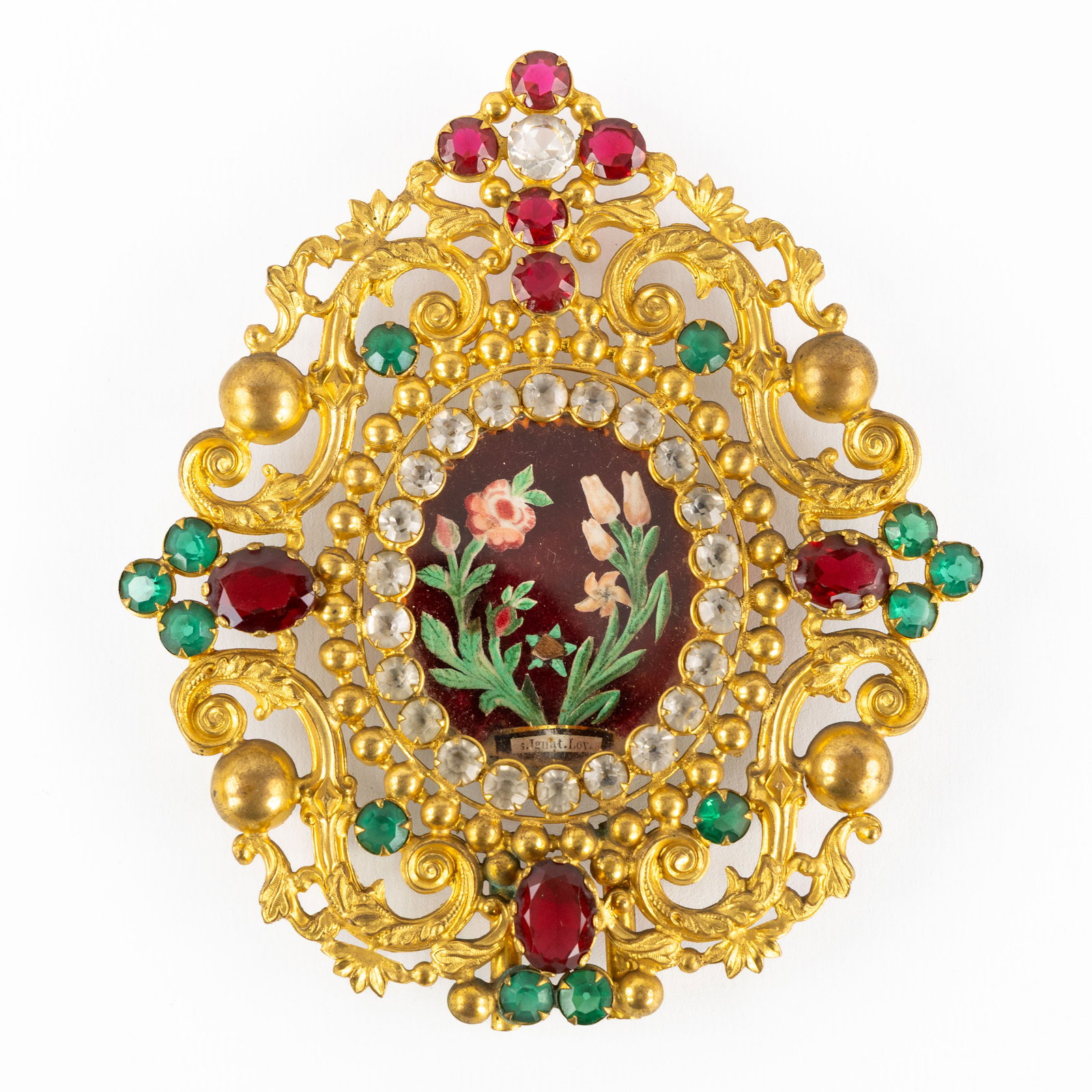 A Sealed theca with a Relic for Saint Ignatius of Loyola, including the document. (1 of 4)