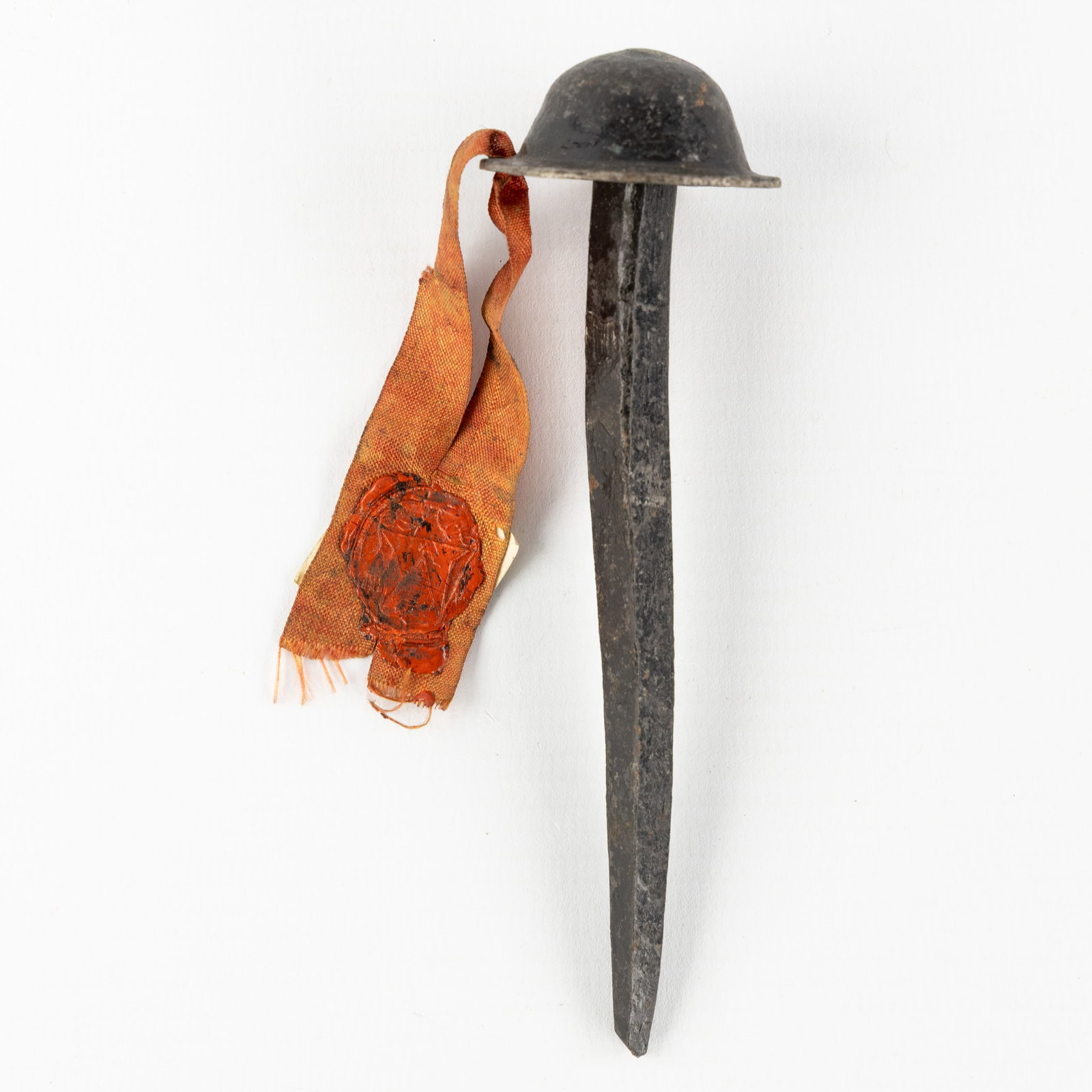 A Sealed theca with a Relic of the Holy Nail, including the document. (1 of 3)