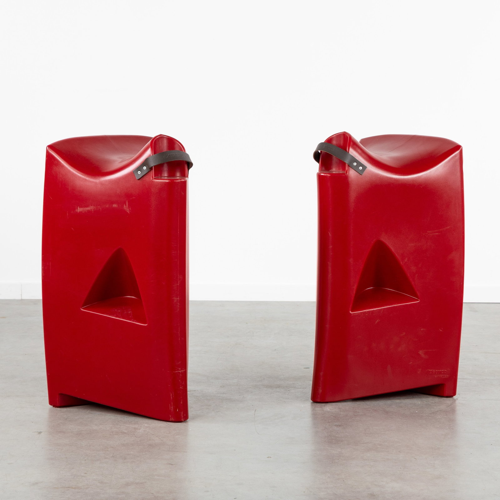 Dirk Wynants (1964) 'Bronco', two bar stools, for Extremis, 2006. (1 of 11)