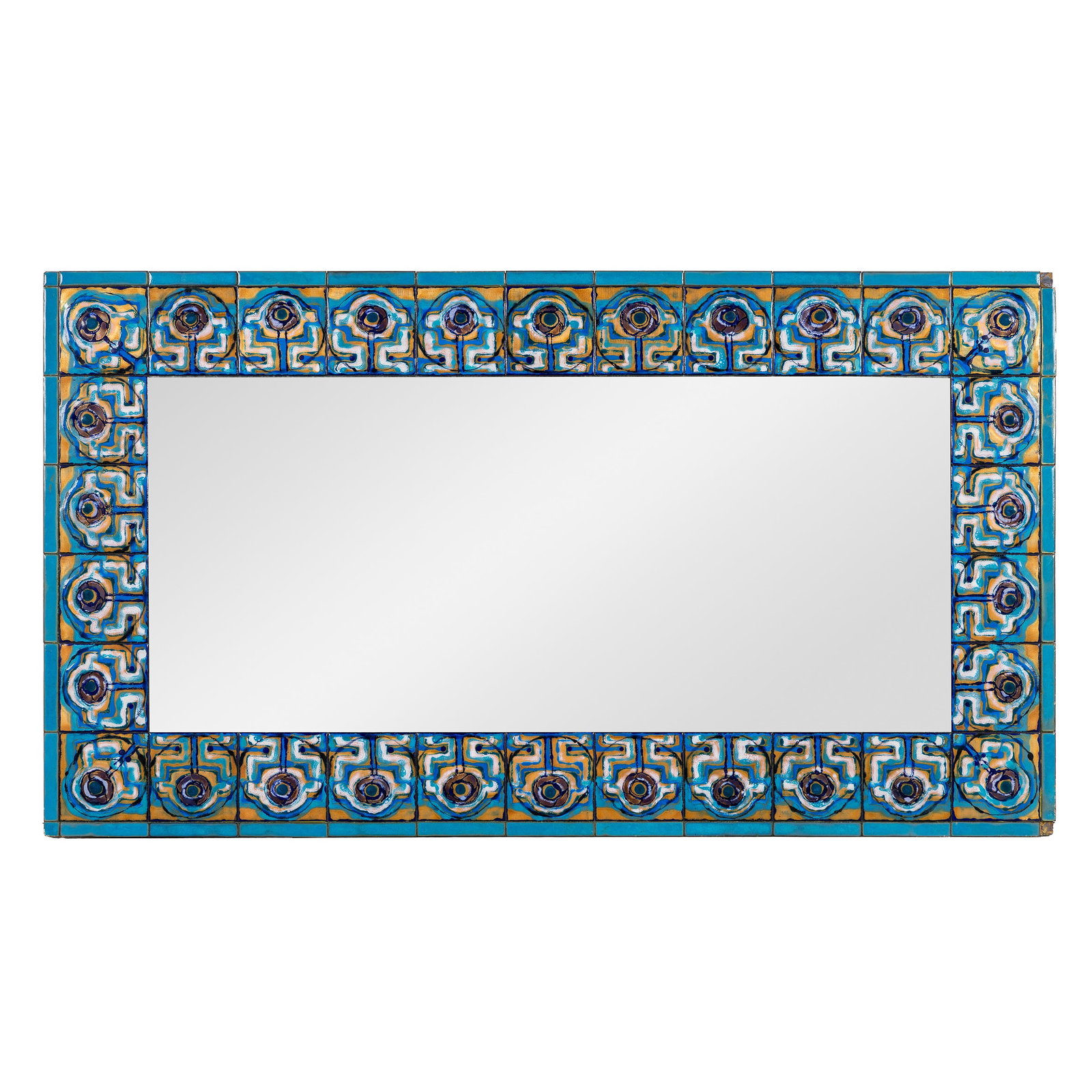 Bodil Eje (1931–2006) ‘Spiegel' enamel on copper and mirror glass. c.1970. (1 of 7)