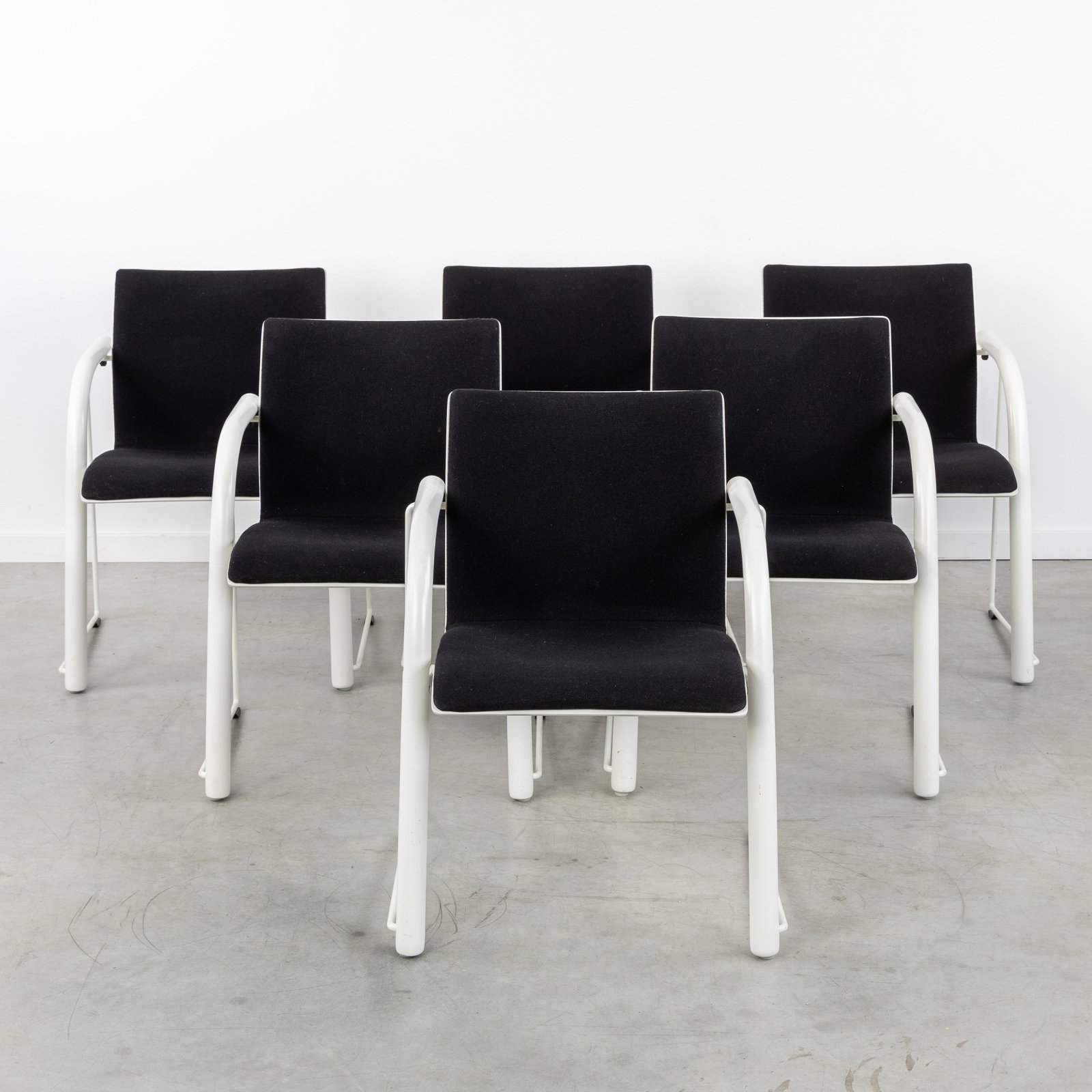 Wulf Schneider & Ulrich Böhm (XX) 'S320', a set of six chairs, for Thonet, circa 1980. (1 of 5)