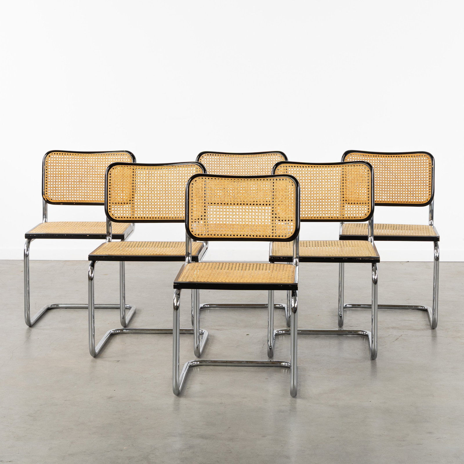 Marcel Breuer (1902-1981) 'B32', six chairs, for Cidue, circa 1970. (1 of 9)
