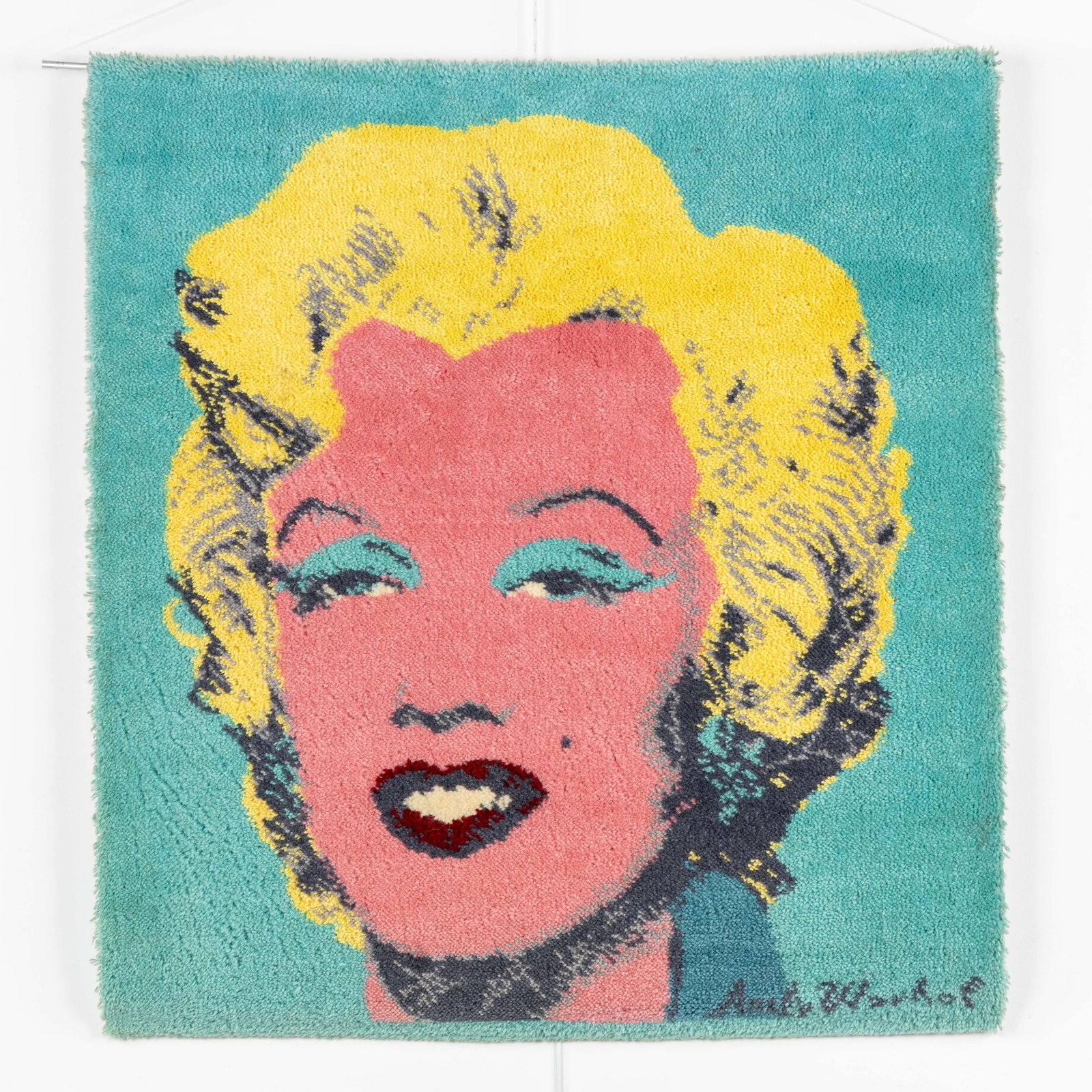 Andy Warhol (1928-1987) 'Marilyn in Blue - 1964', an Axminster Woven Art Rug, Limited Edition, (1 of 6)