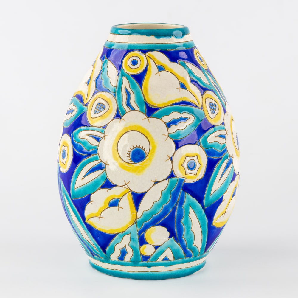 Charles Catteau (1880-1966) 'Vase', for Boch Keramis. (1 of 9)