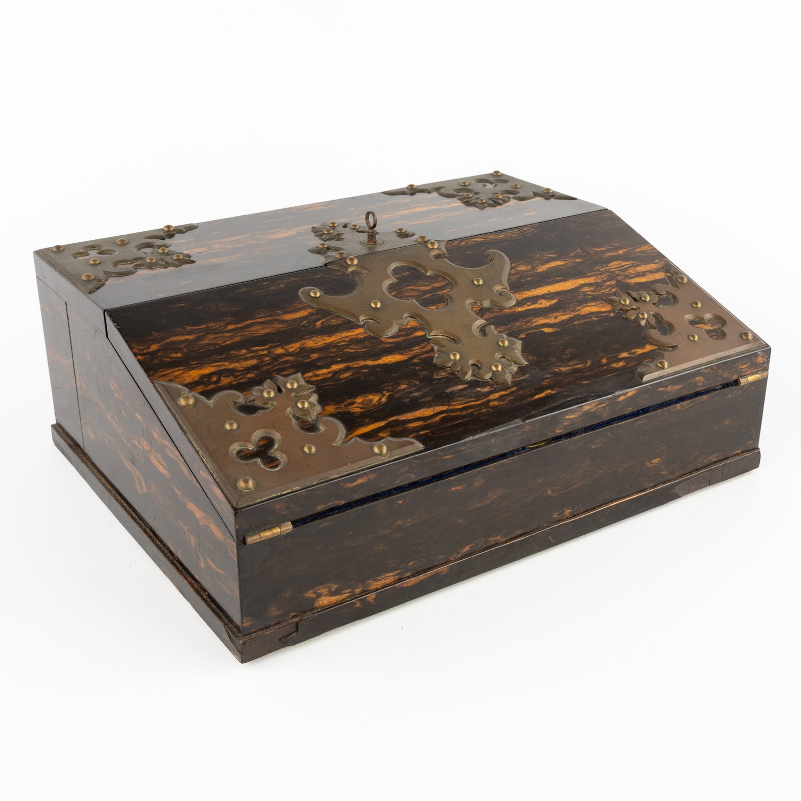 George Betjemann & Sons, an exceptional Victorian writing box, Coromandel and bronze fittings, (1 of 10)