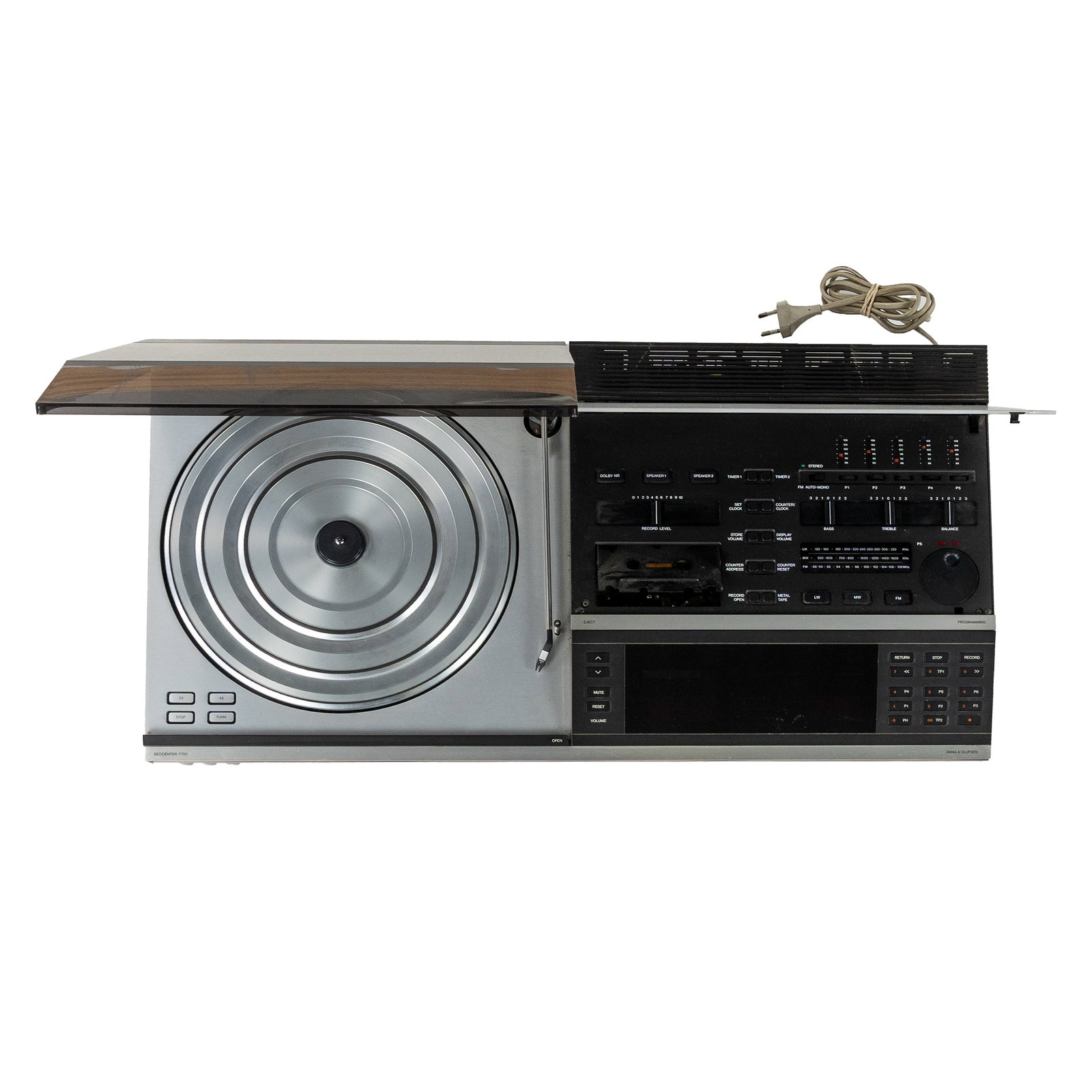 Bang & Olufsen, Beocenter 7700, Stereo component with Turntable, Cassette deck and Tuner, B&O, (1 of 8)