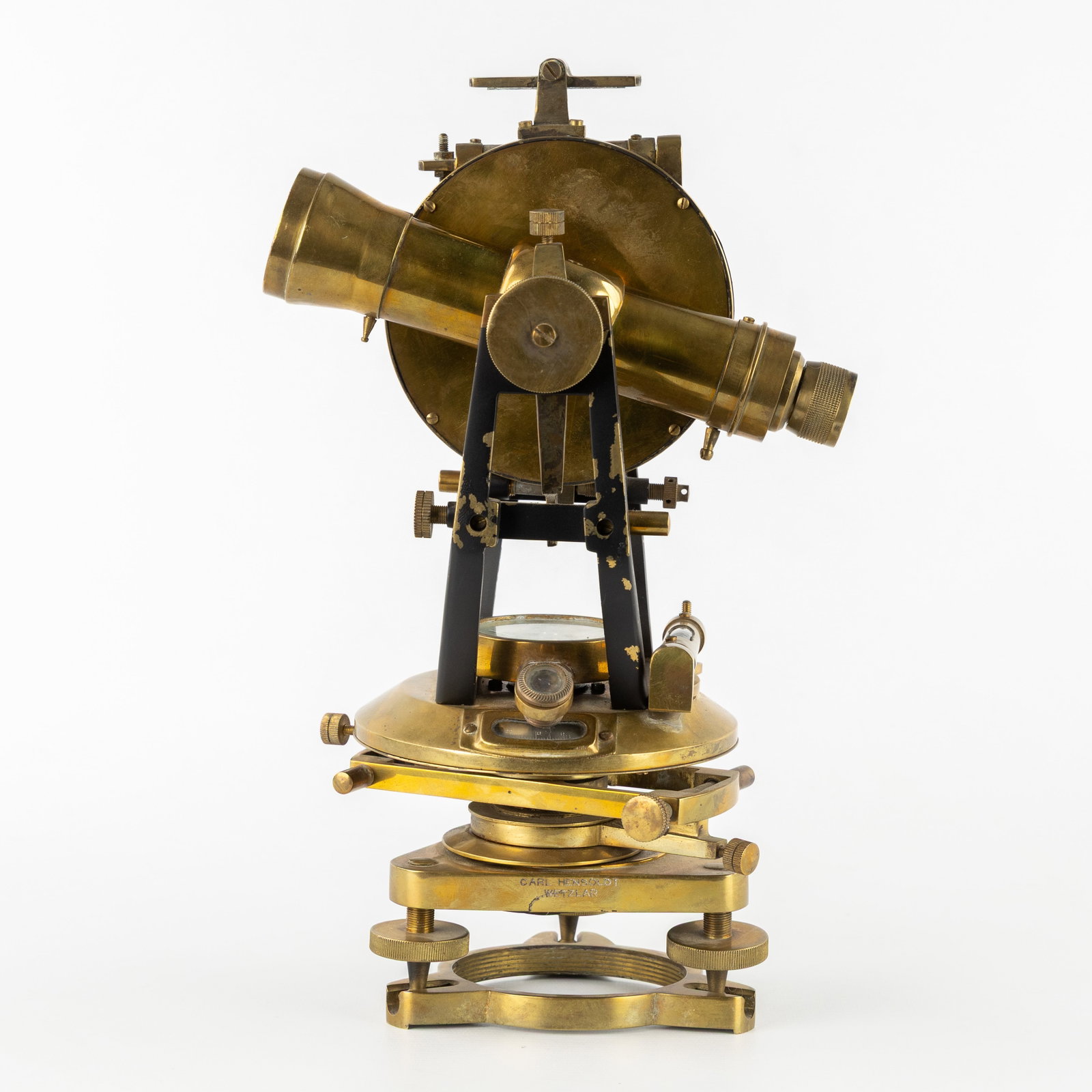 Carl Hensoldt Wetzlar, a brass nautical theodolite, Germany, circa 1910-1920. (1 of 8)
