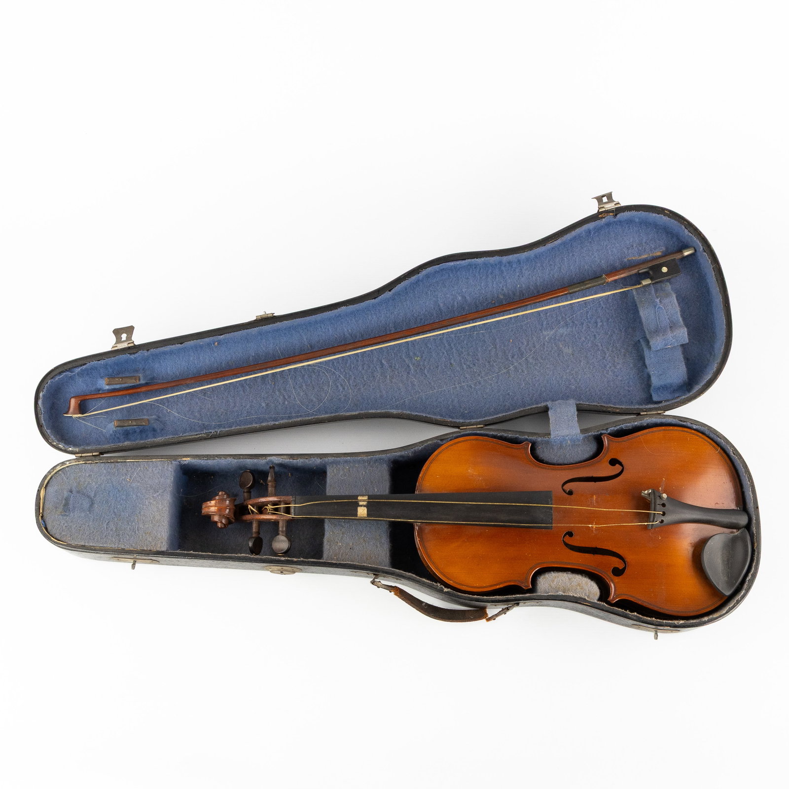 H. Denis de Mirecourt, an antique violin with wooden case and bow by Cuniot Hury. (1 of 10)
