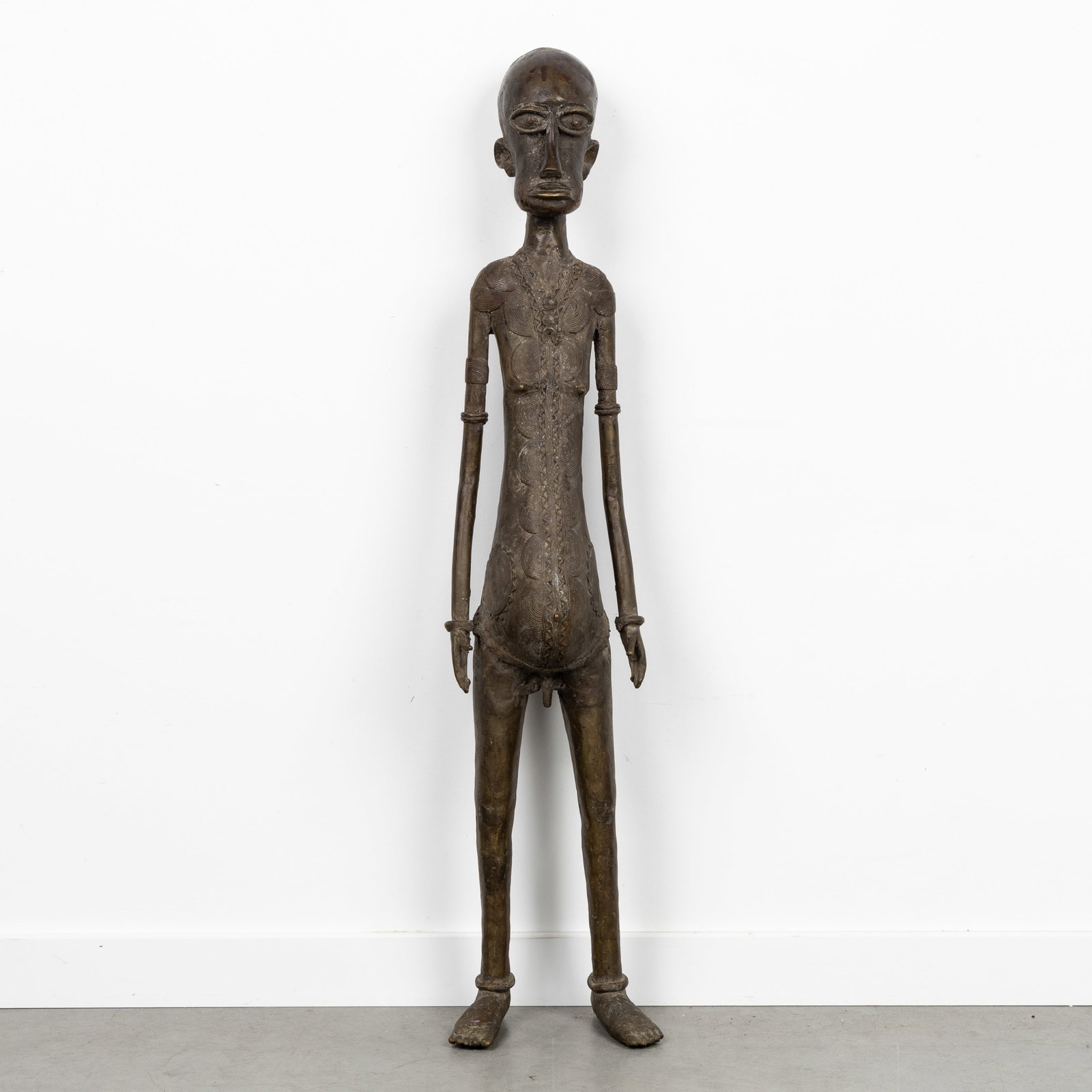 A West African bronze sculpture, probably Lobi, Burkina Faso, 20th C. (1 of 7)
