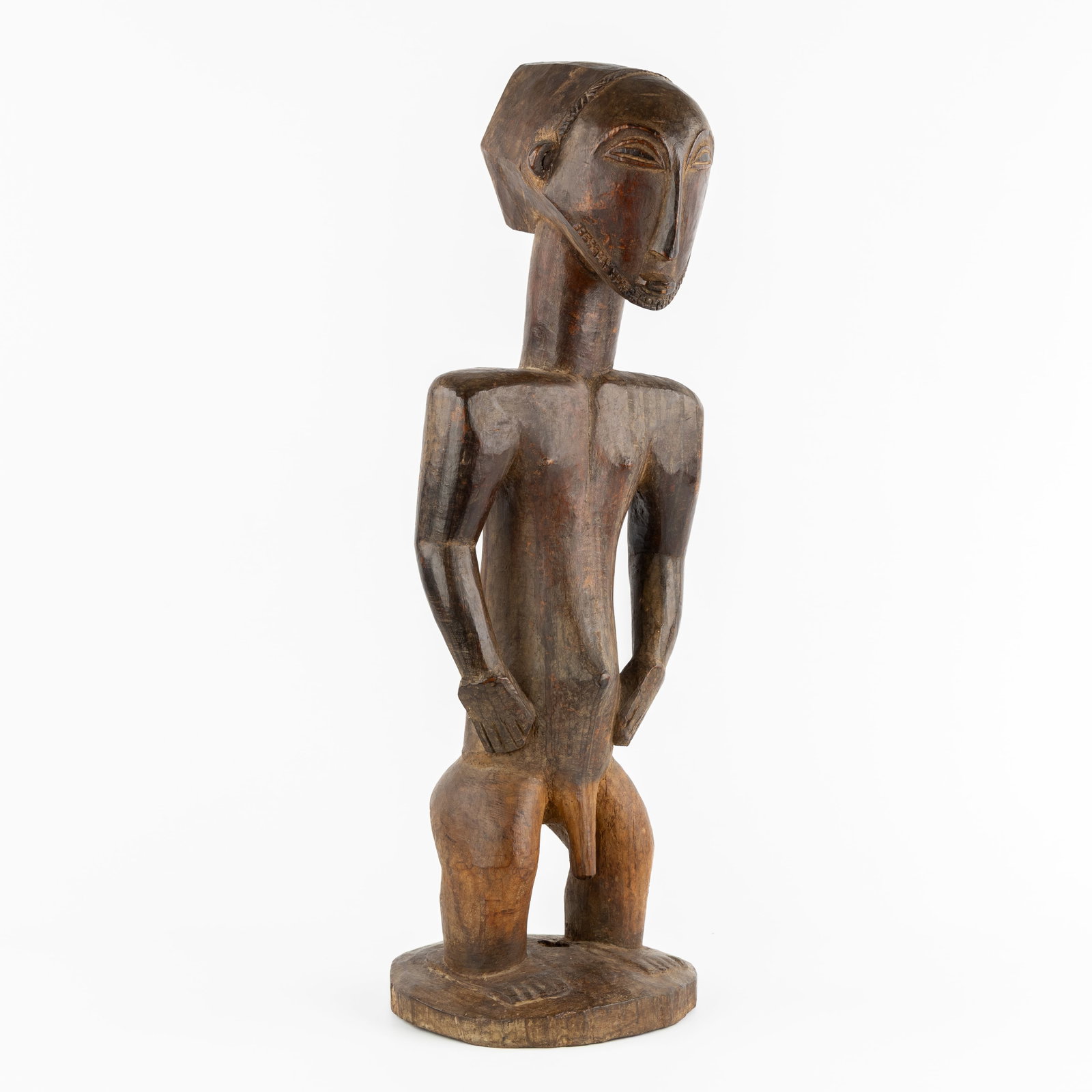 Ethnic Arts: A standing male figurine, Hemba, Congo. Circa 1900-1950 (1 of 8)