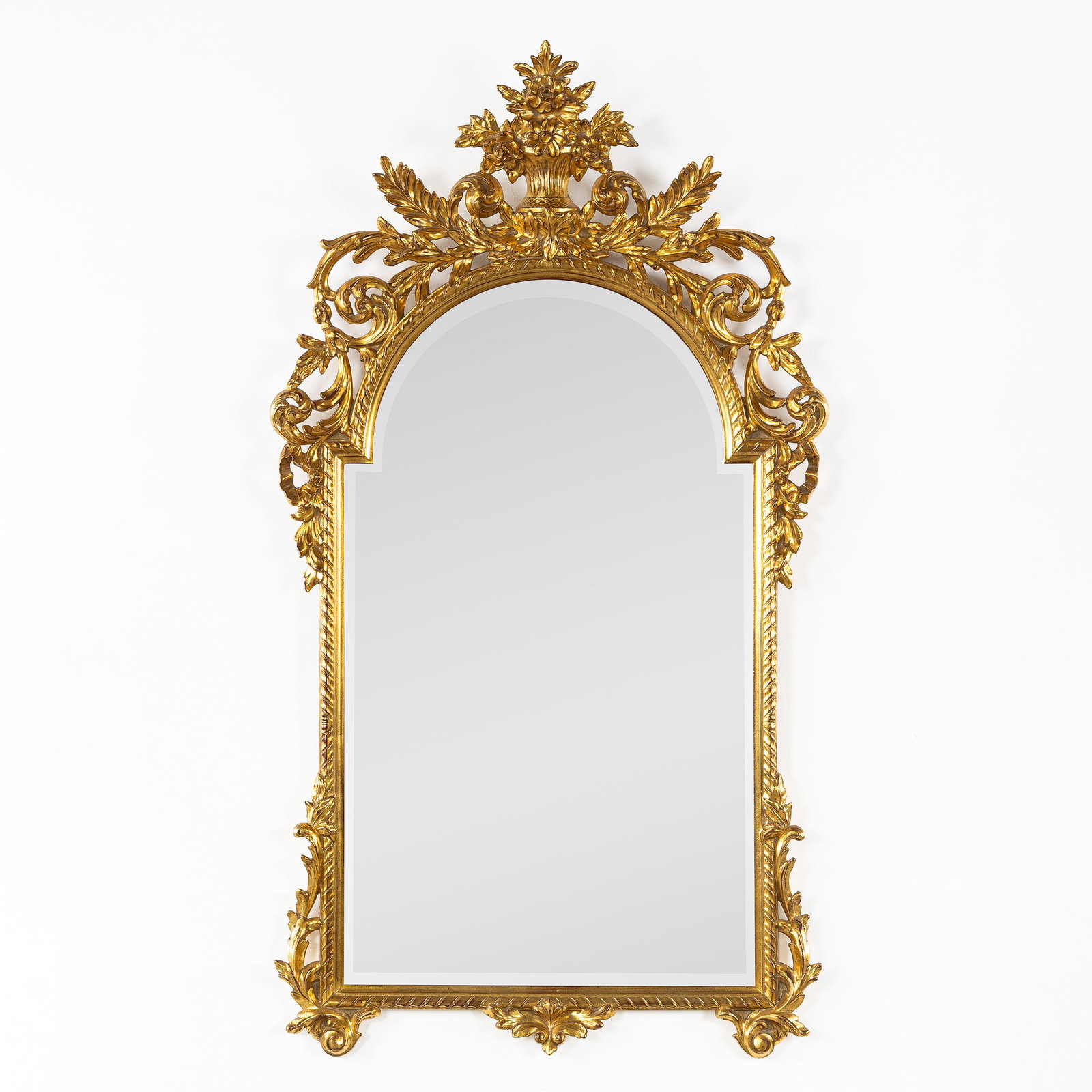 Deknudt, a large gilded mirror, Louis XVI style. (1 of 7)