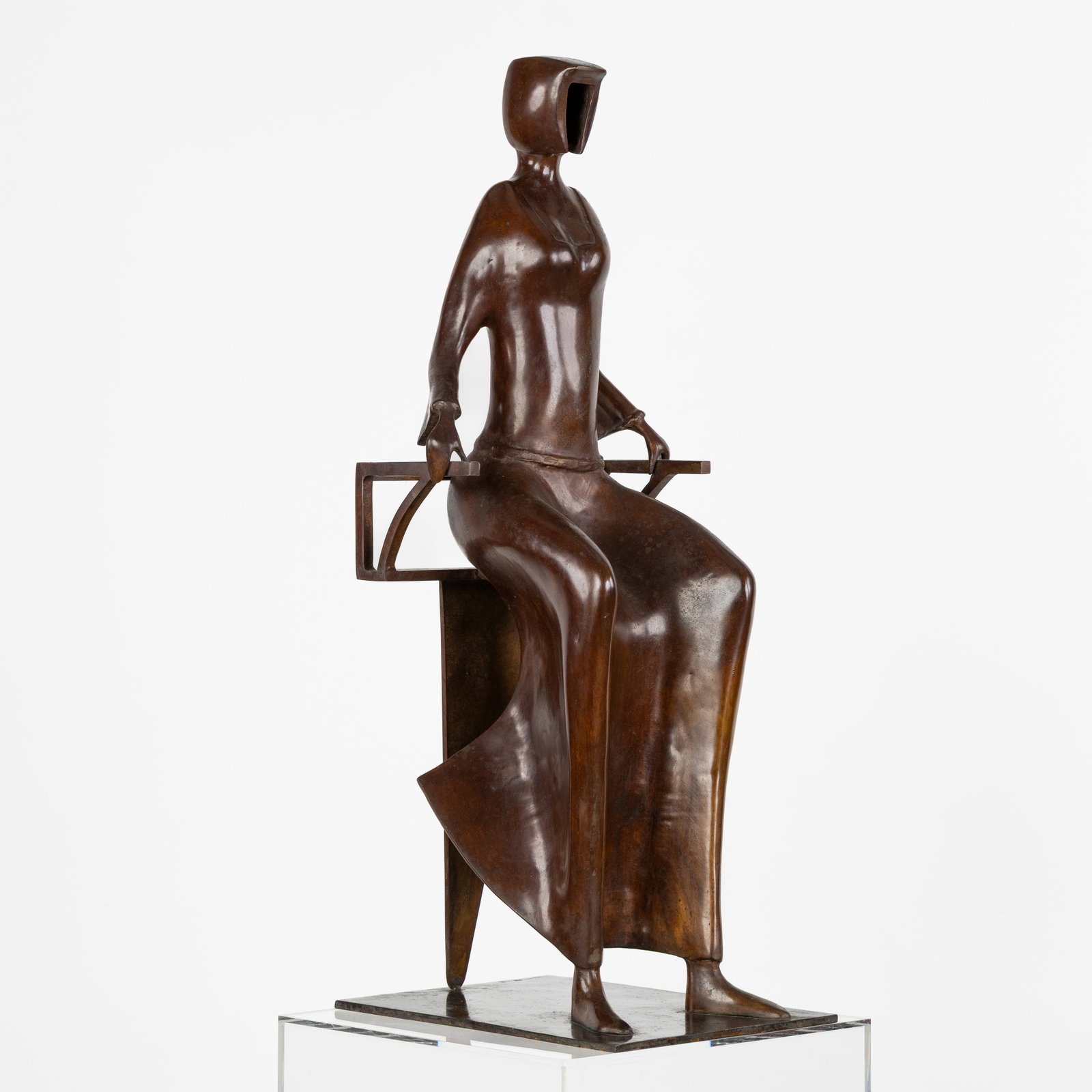 Lievin van Outryve d'Ydewalle (1937) 'Matriarchy', 2/8, a bronze sculpture. (1 of 8)