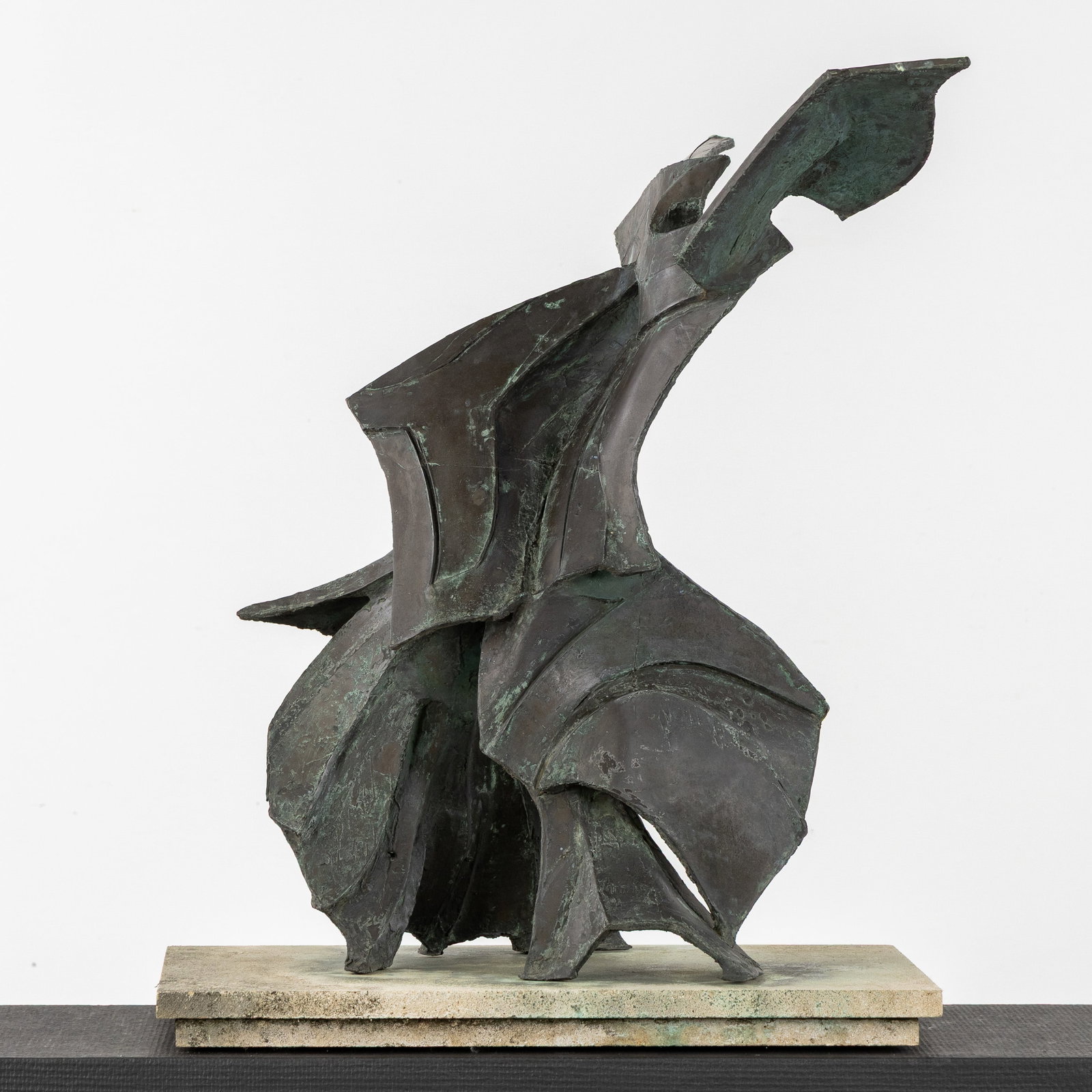 Lea De Caestecker (1933-2013) 'Figurative Composition', a bronze sculpture (1985). (1 of 8)