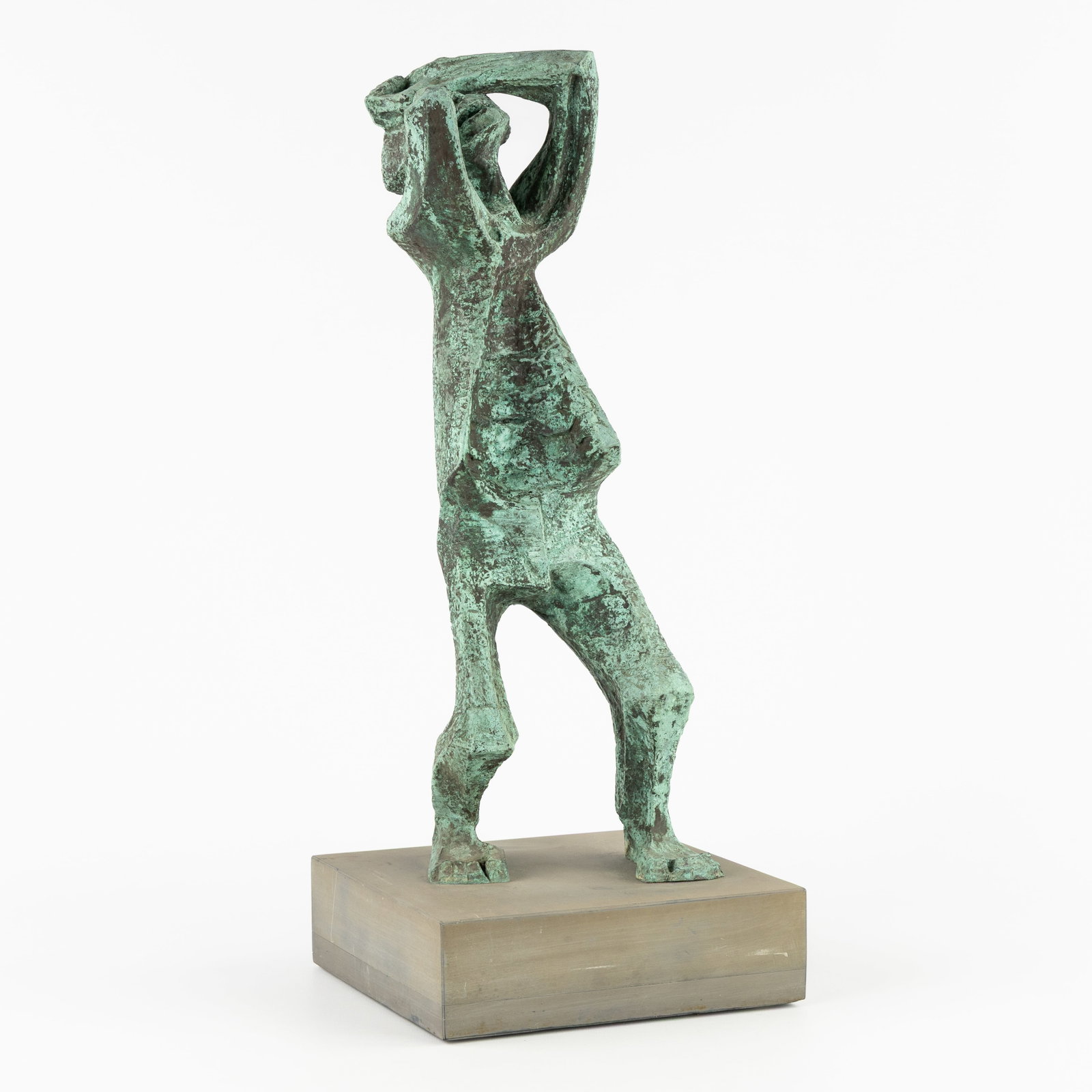 Marek Zulawski (1908-1985) 'The Unknown Political Prisoner Monument', bronze (1952).: Marek Zulawski (1908-1985) 'The Unknown Political Prisoner Monument', bronze (1952). Bronze, mounted on a natural stone base.Project for the Monument to the Unknown Political Prisoner (Pomnik Nieznane