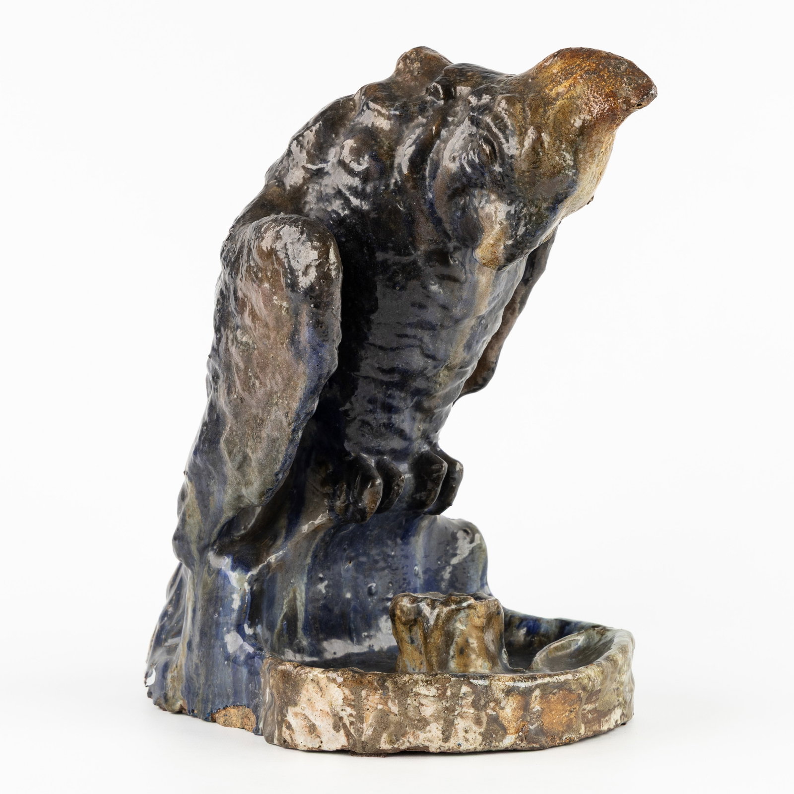 Arthur Craco (1869–1955) 'Parrot', glazed stoneware. c.1927. (1 of 10)