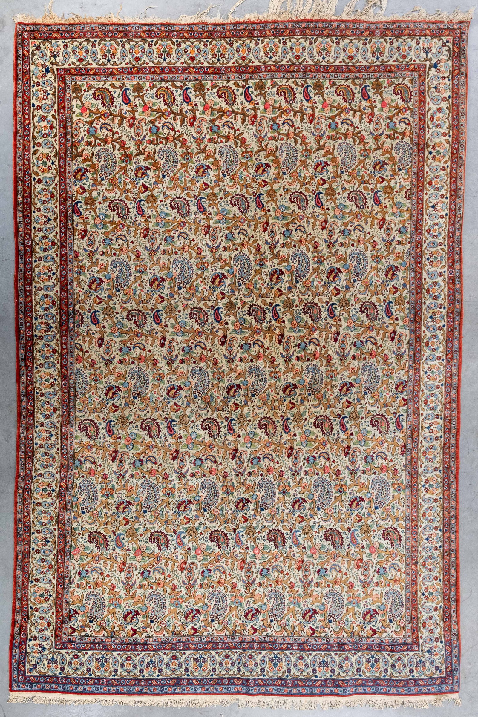 An Oriental hand-made carpet, Persia, Iran. (221 x 326 cm) (1 of 5)