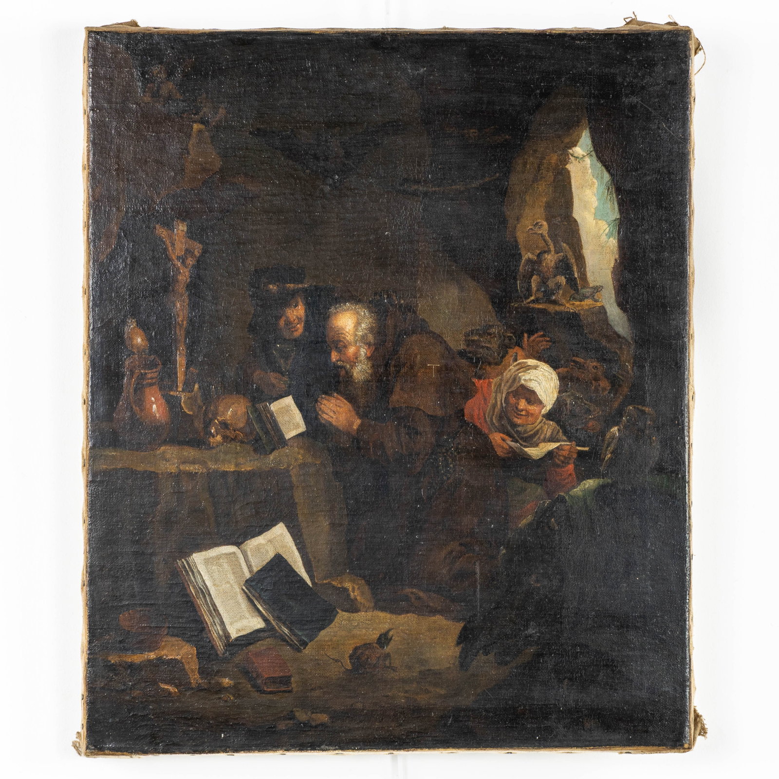 After David II Teniers (1610–1690), ‘The Temptation of Saint Anthony’, oil on canv (1 of 10)