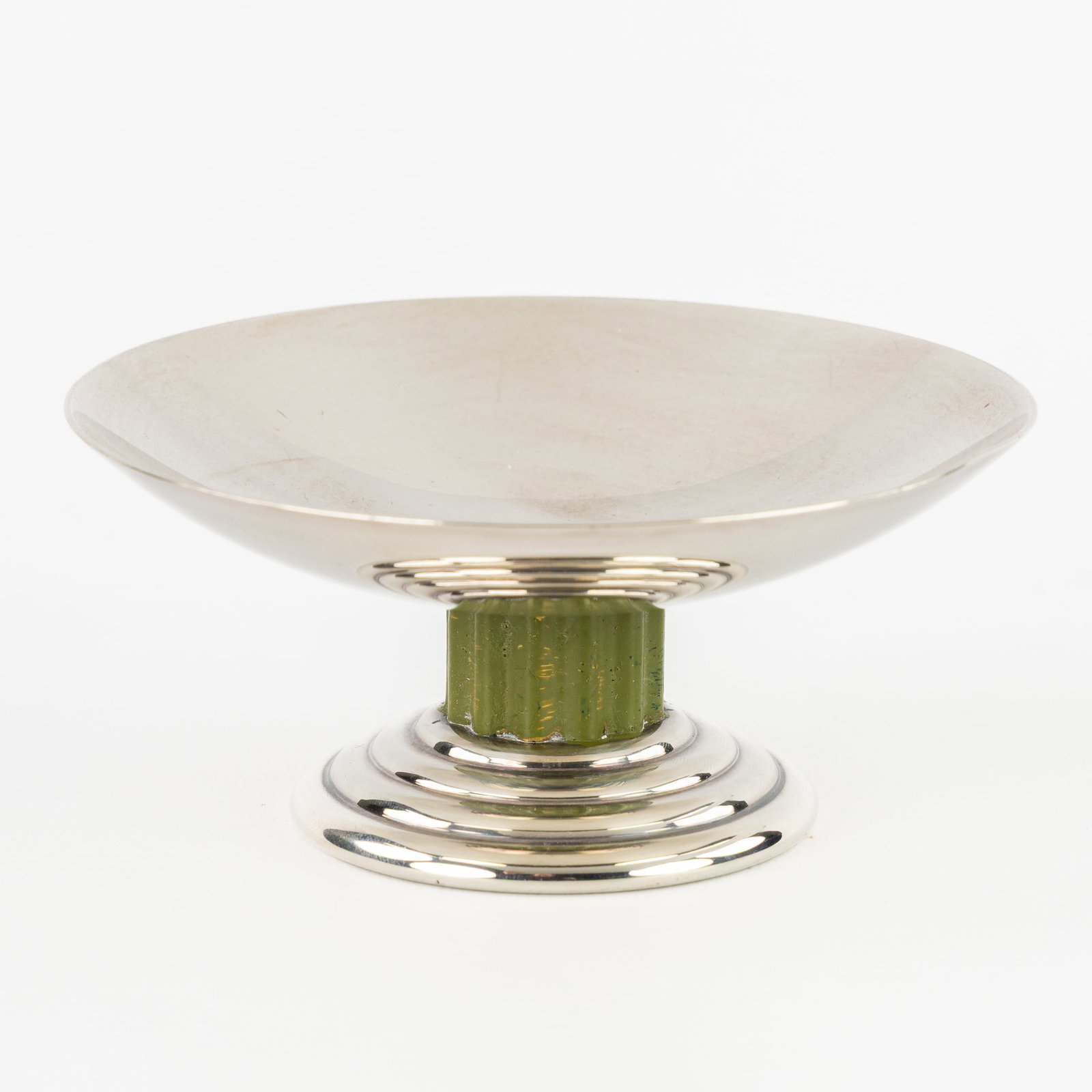 Jean Emile Puiforcat (1897-1945) 'Vide Poche'. Silver-plated metal. (1 of 5)