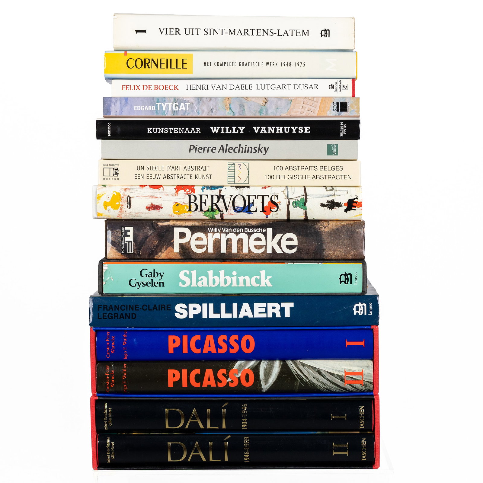 A collection of art books: Bervoets, Spilliaert, Corneille, Felix De Boeck (1 of 4)