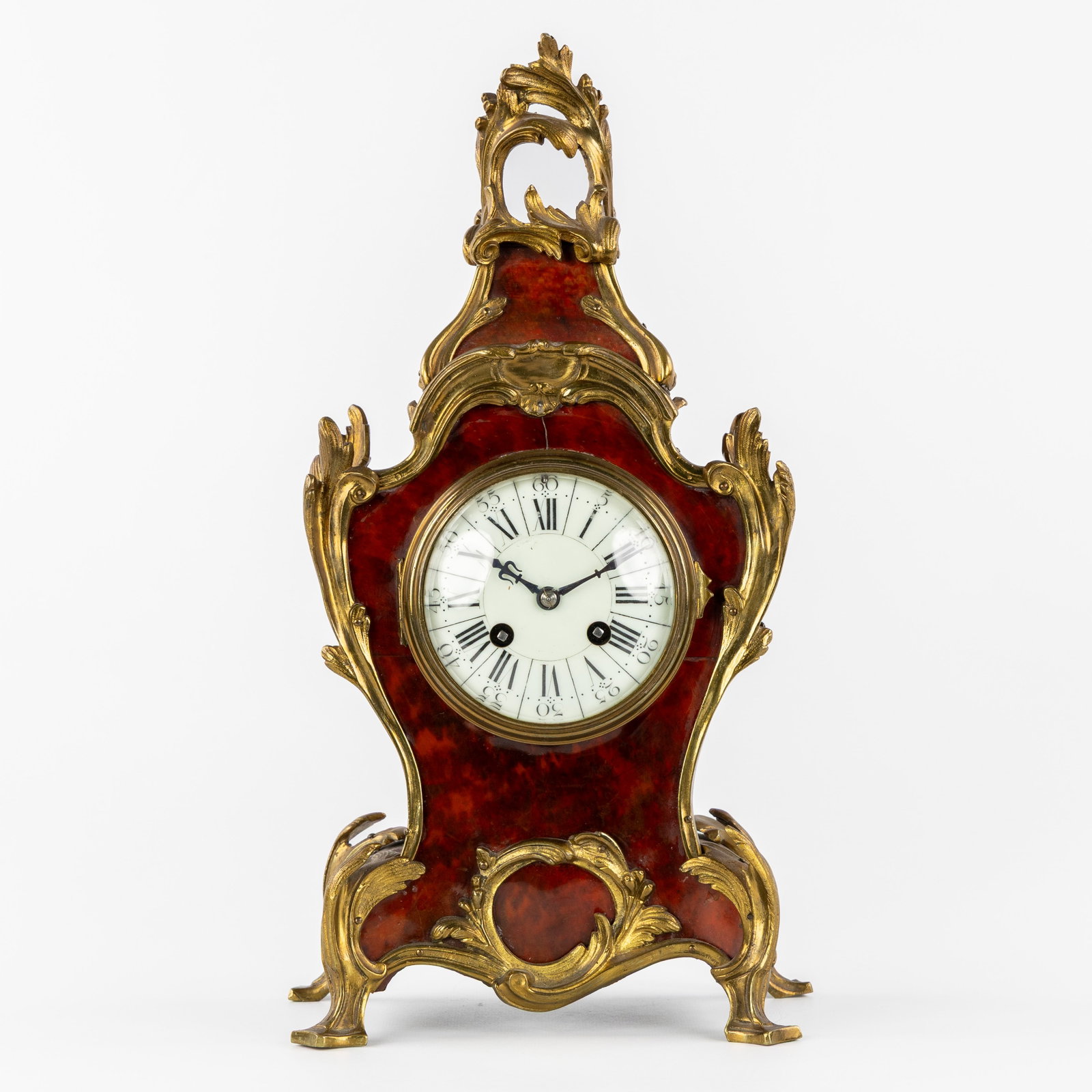 A Kartel clock, Louis XV style, tortoiseshell and bronze fittings, France, circa 1900. (1 of 7)