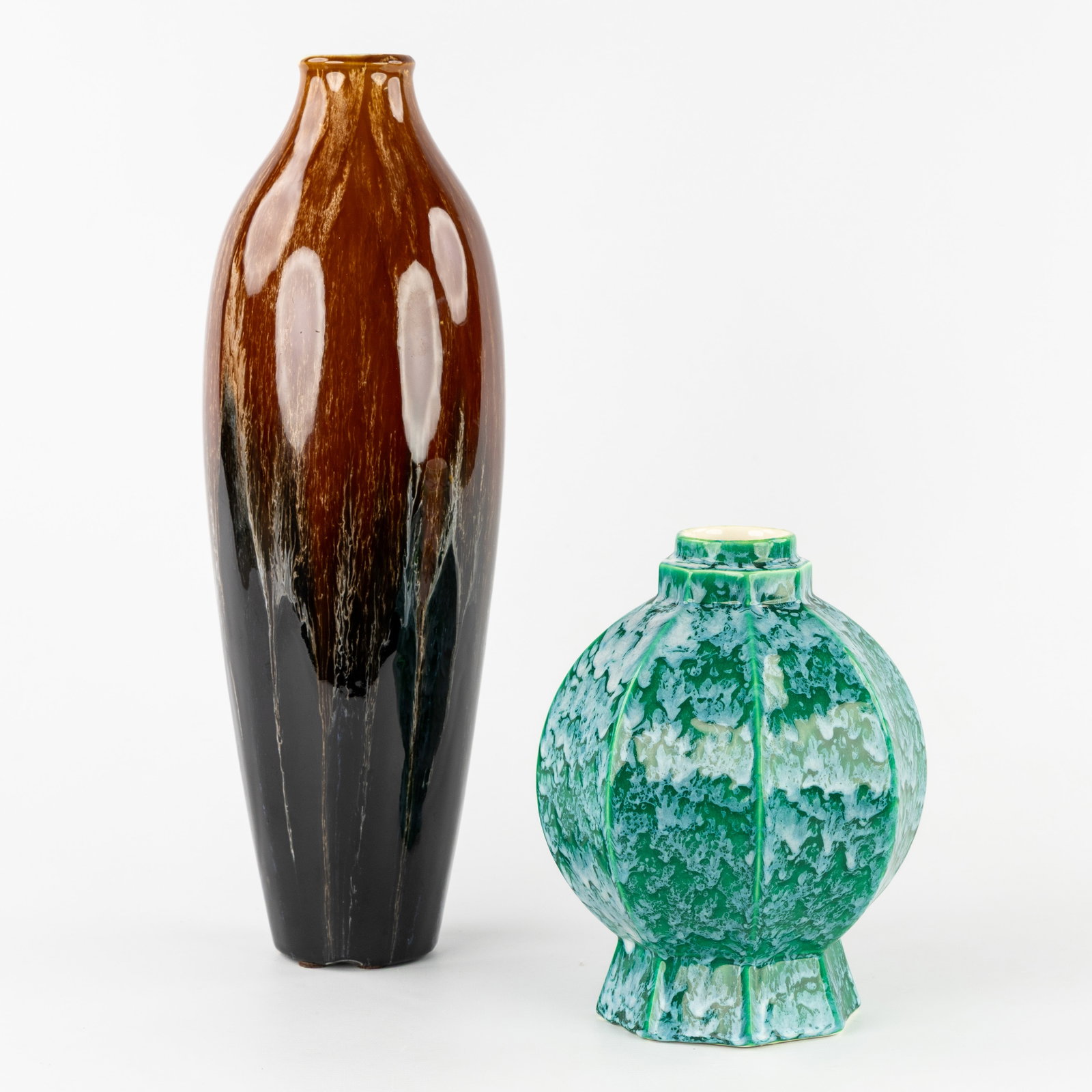 Two vases, glazed ceramics for Boch Keramis. (1 of 8)