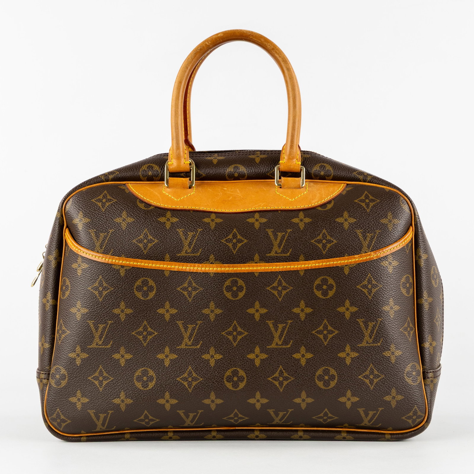 Louis Vuitton, 'Deauville', a handbag, monogrammed canvas and leather. (1 of 15)