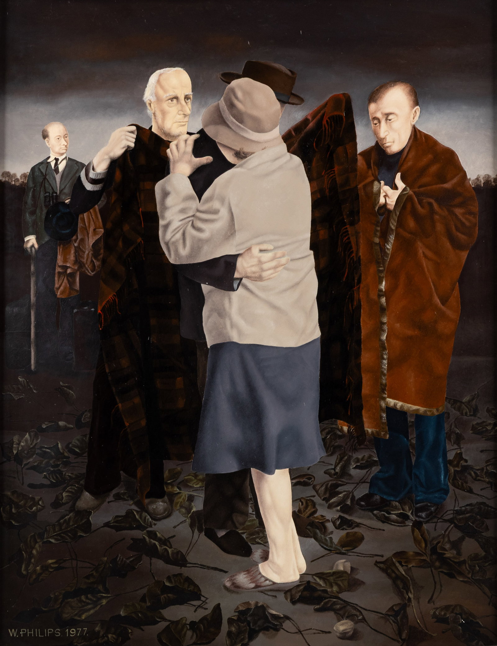 Walter Philips (1939) 'Reunion', oil on panel (1977) (1 of 5)