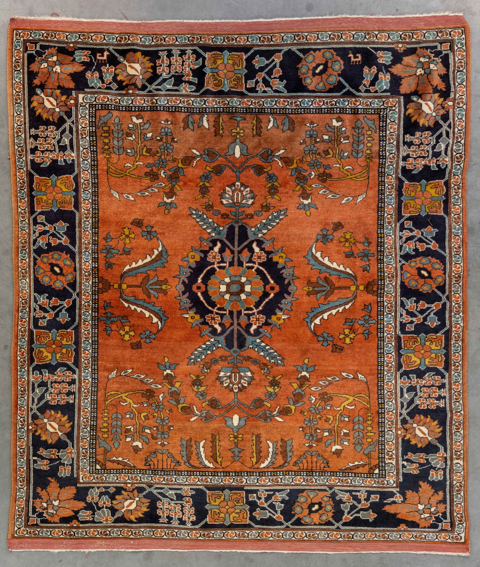 An Oriental hand-made carpet, Quchan/Gooshan, Iran (135 x 157 cm). (1 of 6)
