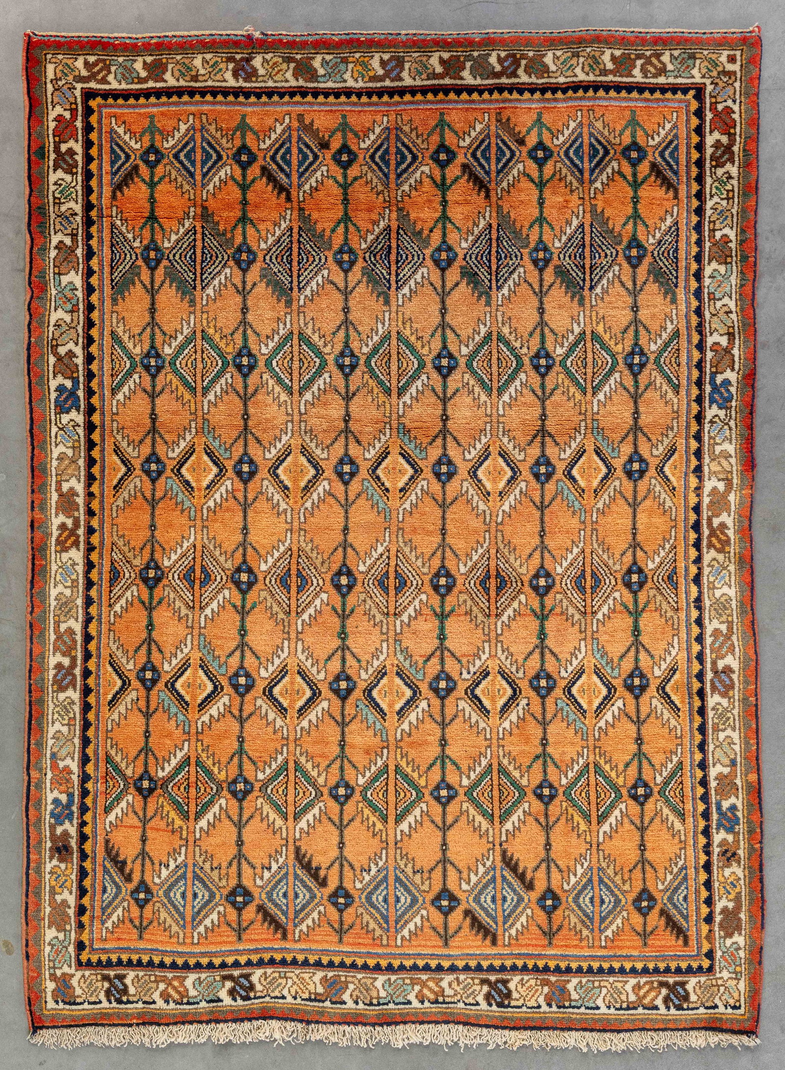 An Oriental hand-made carpet, Gabbeh, Persia (109 x 149 cm). (1 of 6)