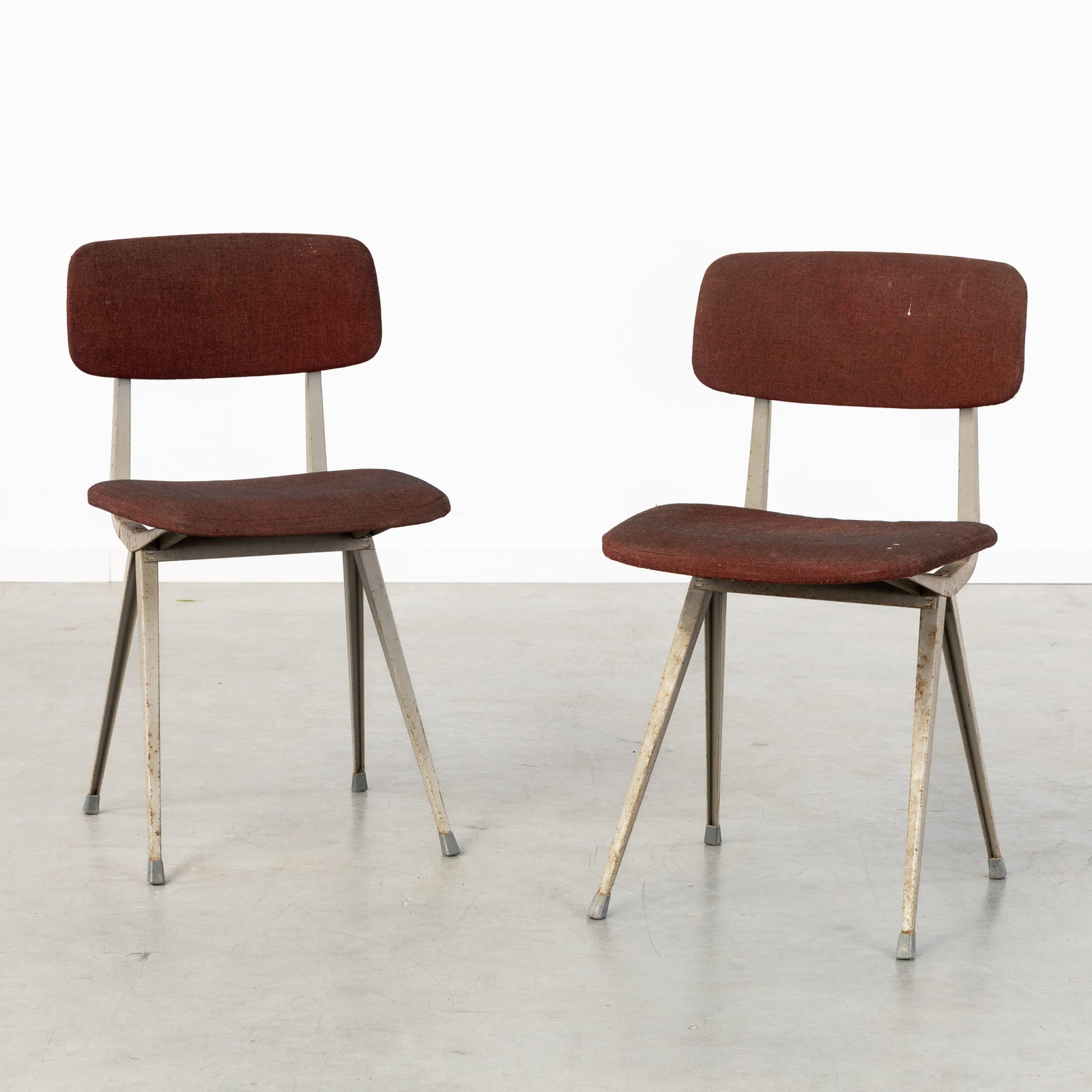 Wim Rietveld & Friso Kramer (XX) 'Result', a pair of chairs, for Ahrend de Cirkel, Netherlands, (1 of 9)
