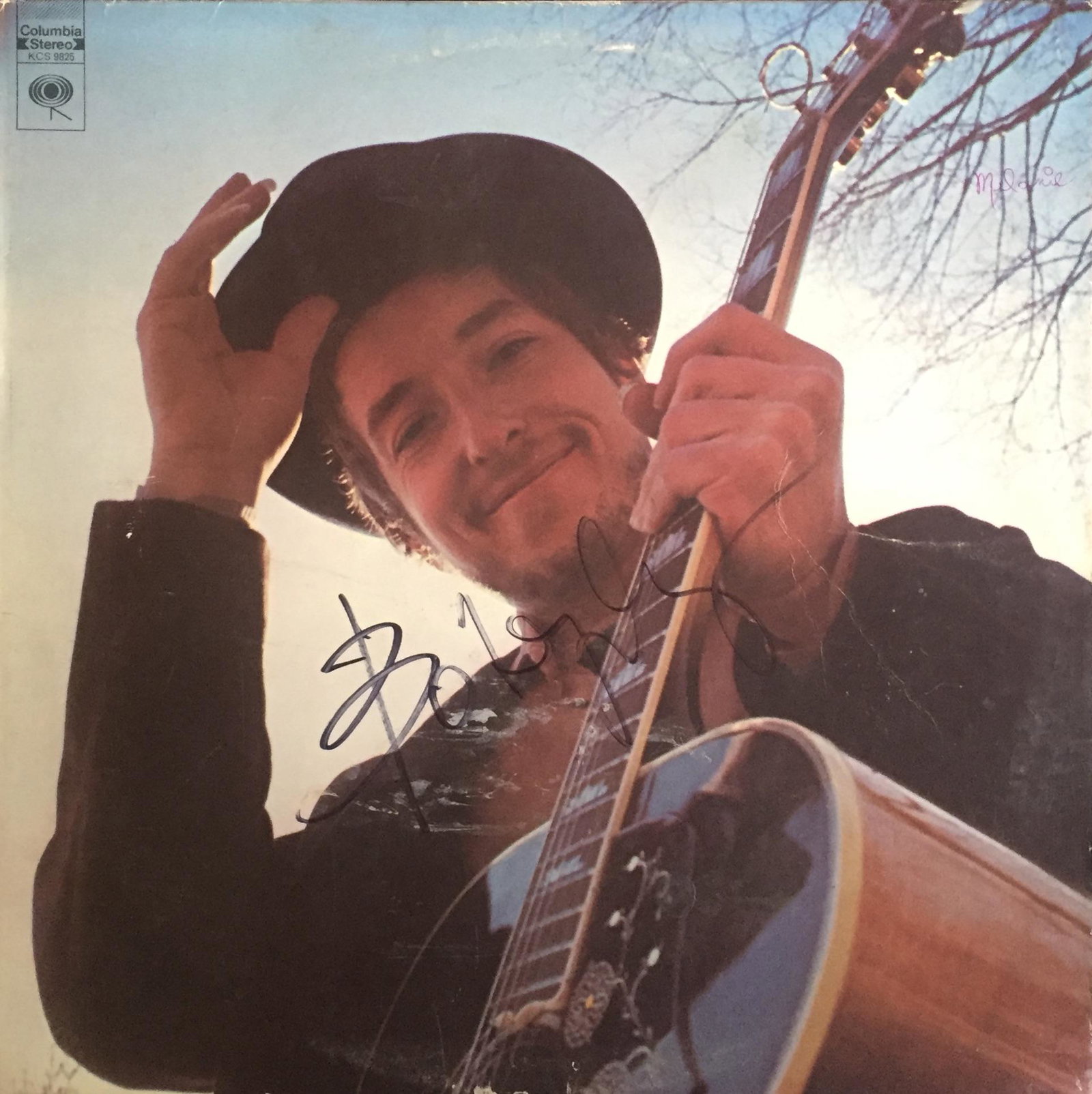 Bob Dylan Autographed Album: Signed vinyl record, COA provided by Auctions Xpress.