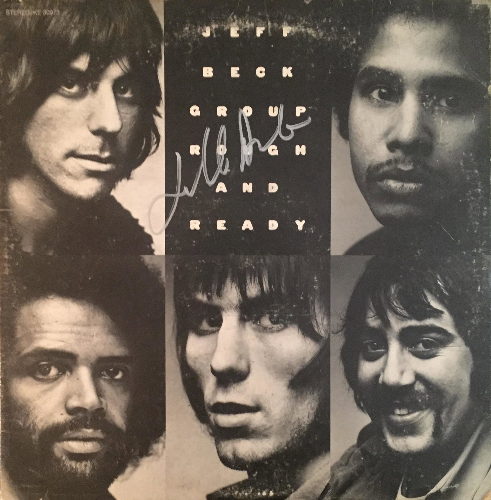 Jeff Beck Autographed Album: Signed vinyl record, COA provided by Auctions Xpress.