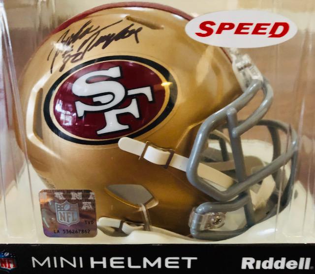 Autographed Mini Helmet (San Francisco 49ers) (1 of 1)