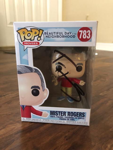 Mister Rogers/Tom Hanks Signed Funko Pop (1 of 1)