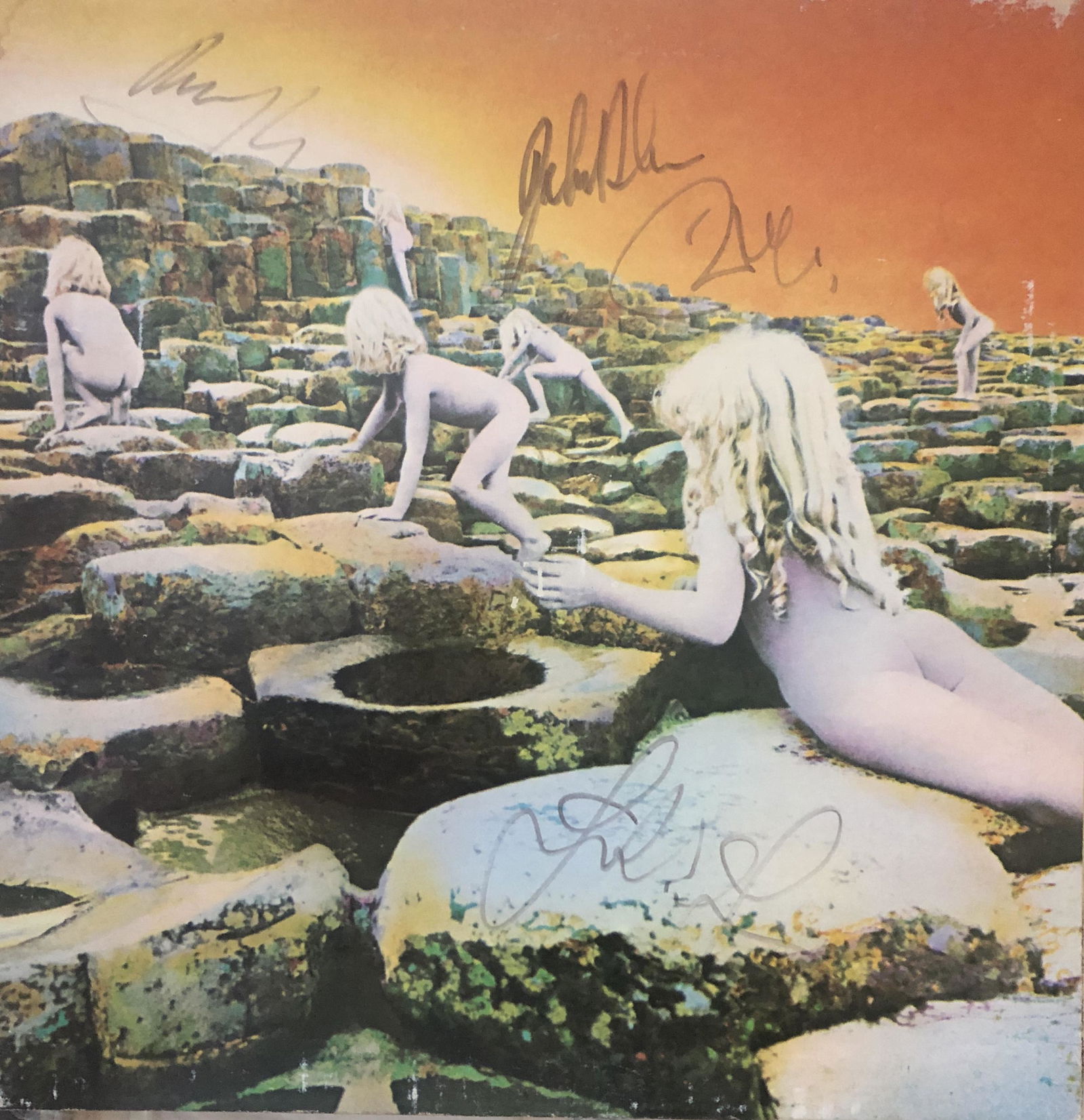 Led Zeppilin Autographed Album ALL 4 MEMBERS! "Houses (1 of 1)