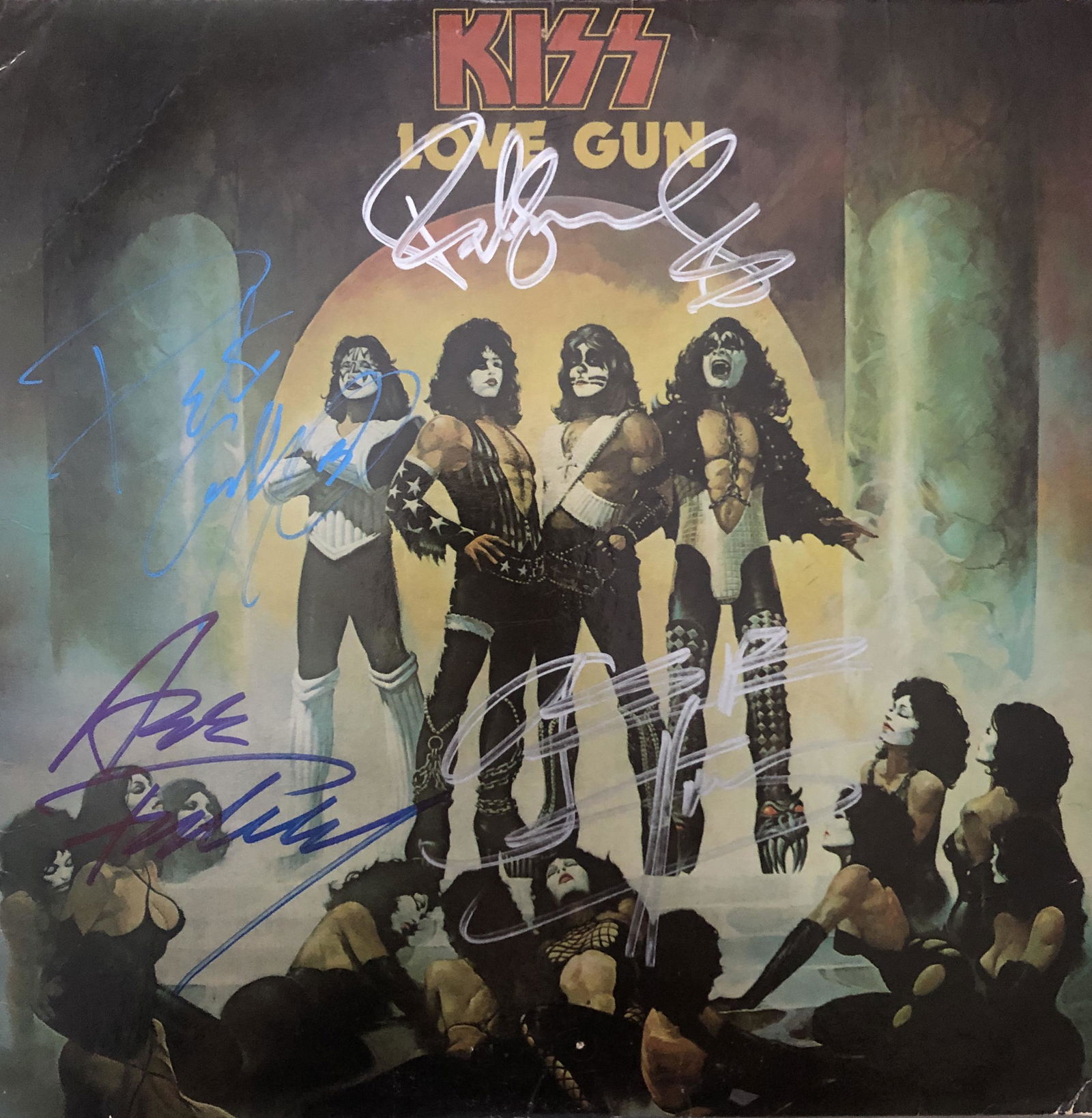 KISS Autographed Album ALL 4 MEMBERS! (1 of 1)