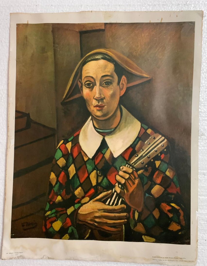 Andre Derain French artist signed PRINTED IN HOLAND: Andre Derain French artist signed PRINTED IN HOLAND-----------------Measures: 19" x 25" inches.-----------------------------------------André Derain was a French artist, painter, sculptor and co-foun