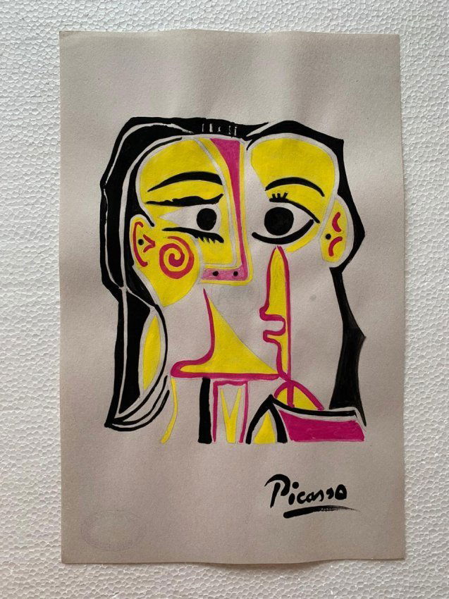 Pablo Picasso Drawing on paper signed, sealed (1 of 2)