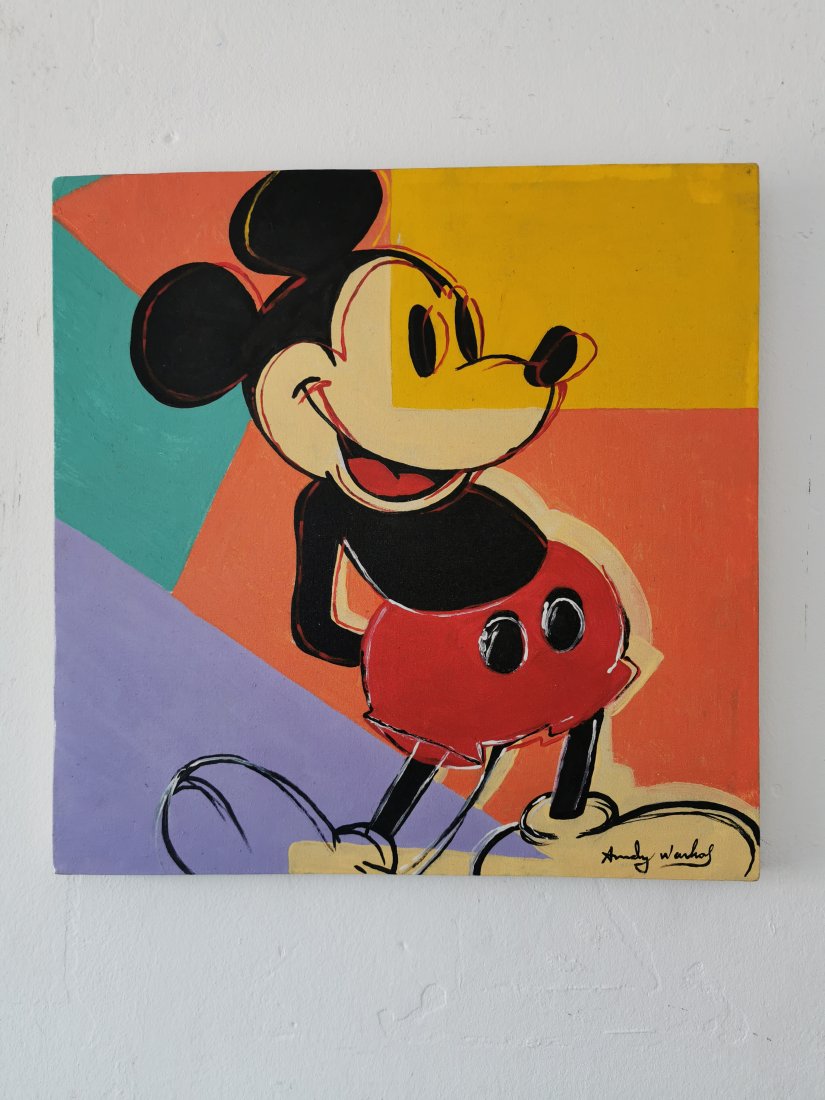 Andy Warhol Oil on Canvas, sealed -in the style of (1 of 8)