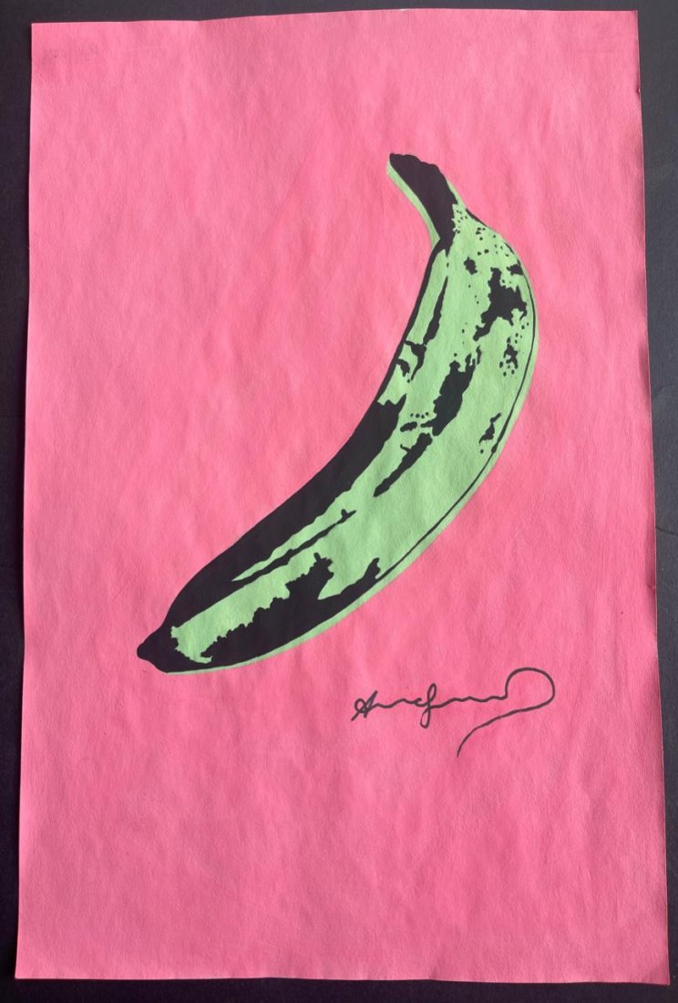 Andy Warhol drawing on paper -In the style of: In the style of Andy Warhol Drawing on paper mixed media.-------- Andy Warhol was one of the most prolific and popular artists of his time, using both avant-garde and highly commercial sensibilities. 