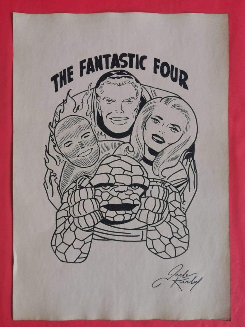 Jack Kirby drawing on paper - In the style of (1 of 4)